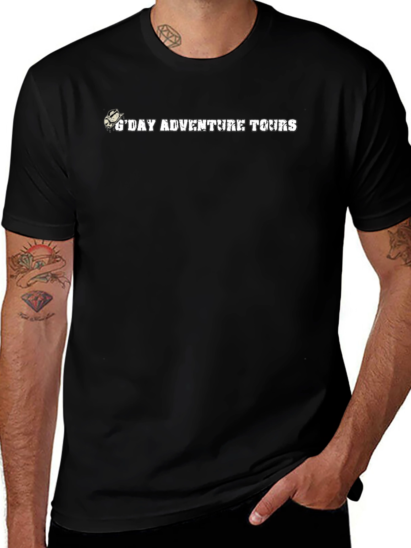 Gday Adventure Tours Black T-Shirt