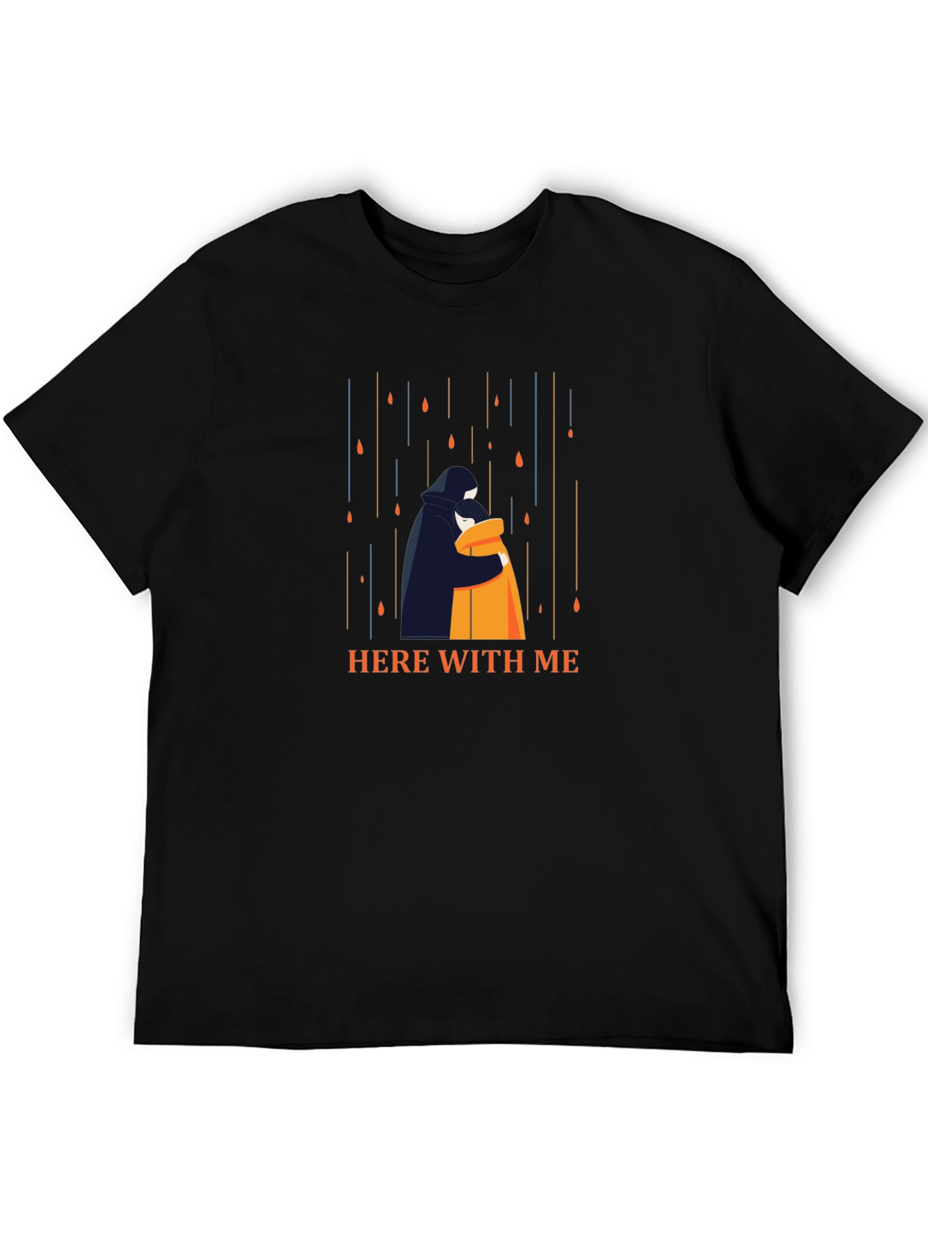 Comforting Here With Me Graphic T-Shirt