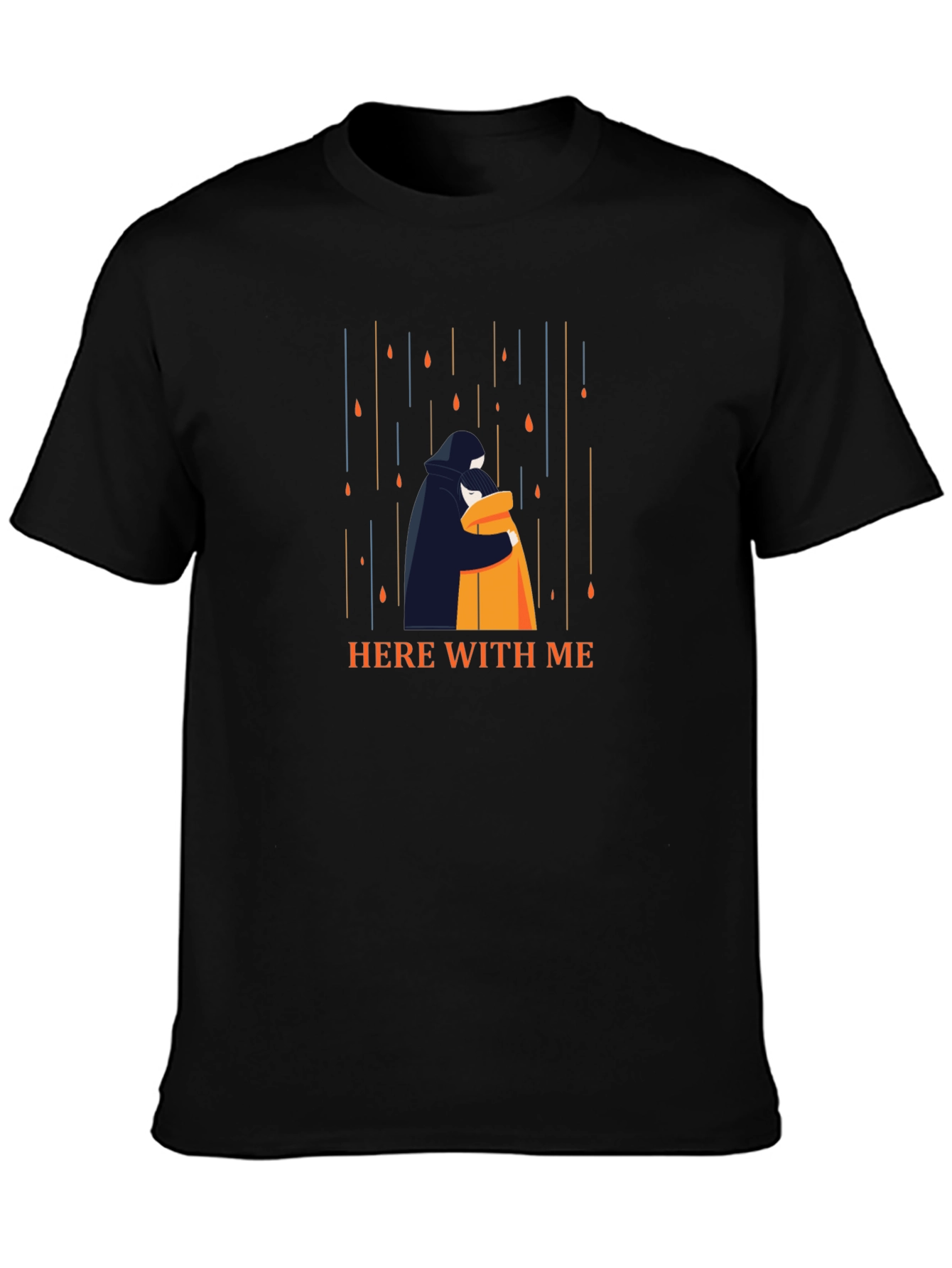 Comforting Here With Me Graphic T-Shirt