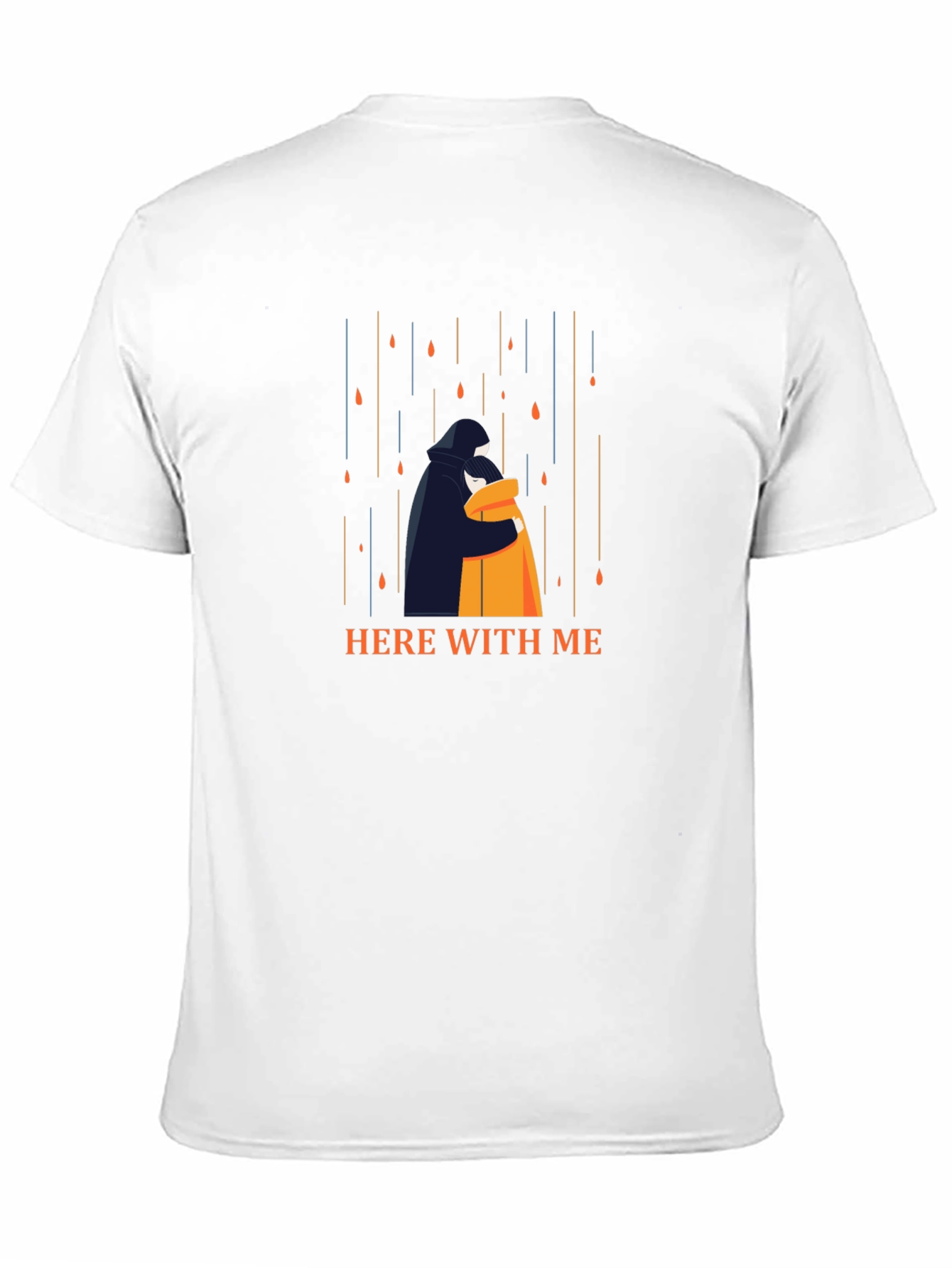 Comforting Here With Me Graphic T-Shirt
