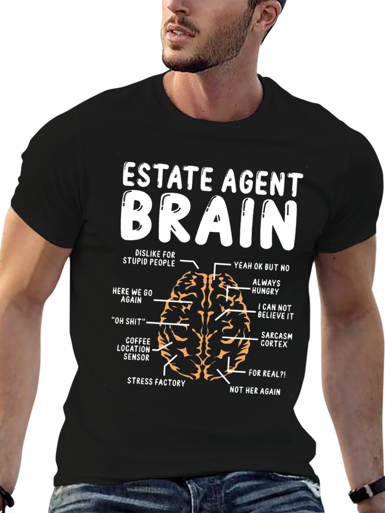 Estate Agent Brain T-Shirt