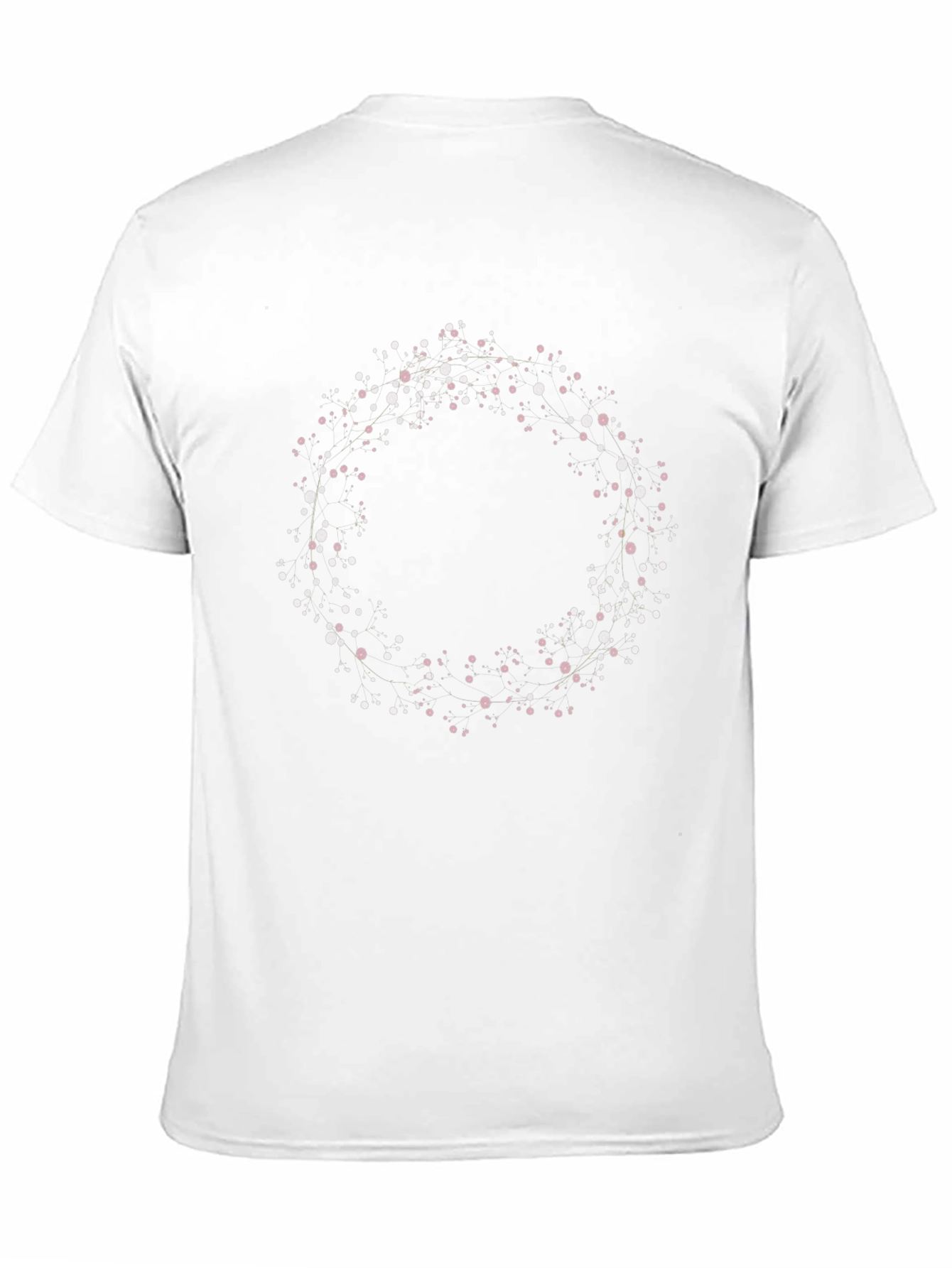 Abstract Circle Graphic T-Shirt - Casual Cotton Tee