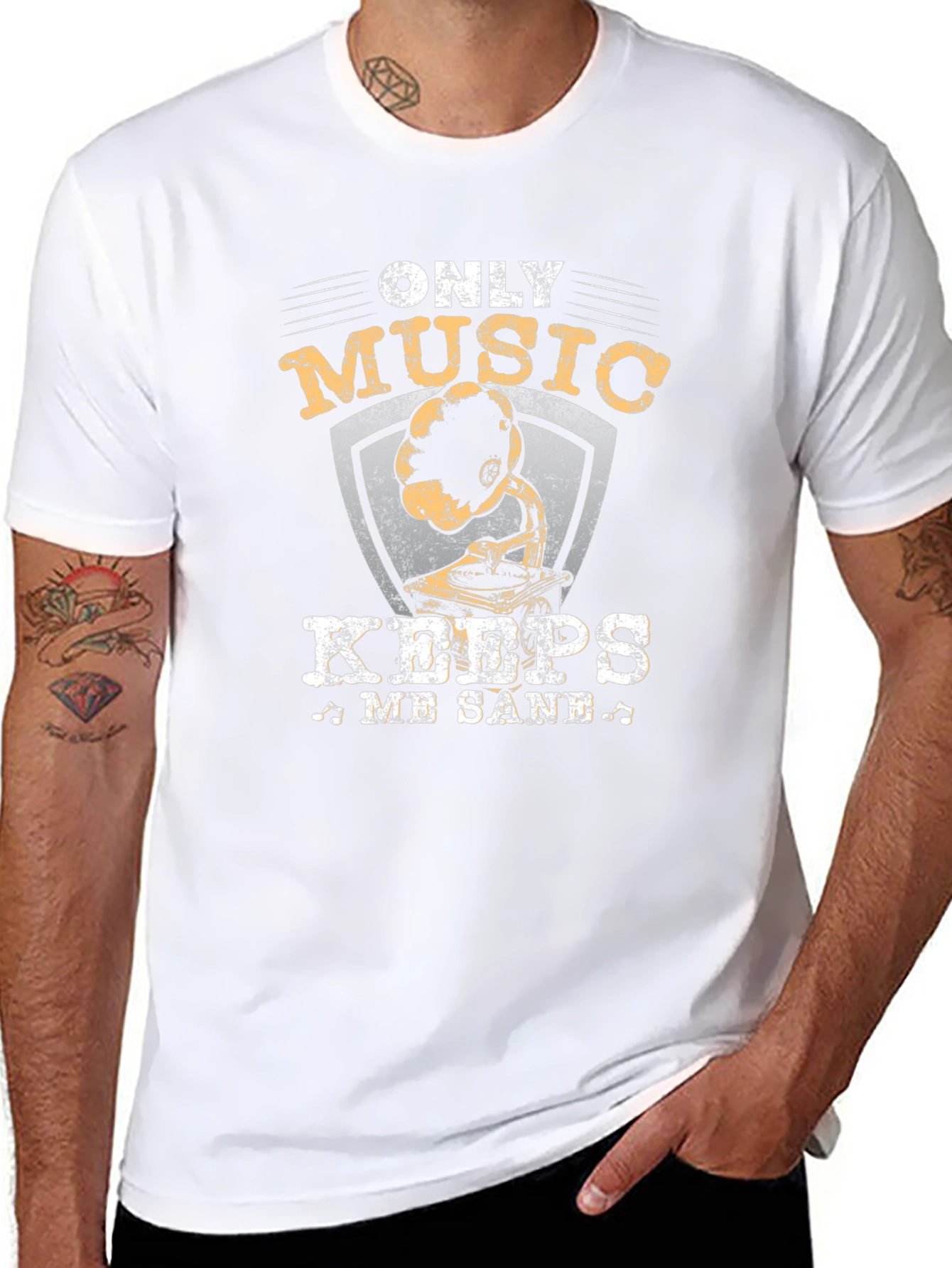 Only Music Keeps Me Sane T-Shirt