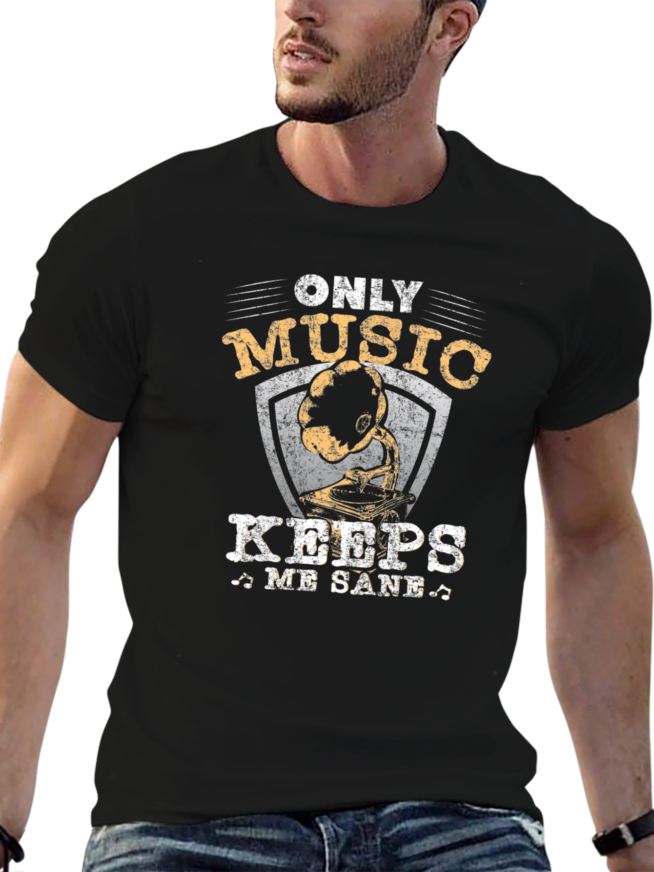 Only Music Keeps Me Sane T-Shirt