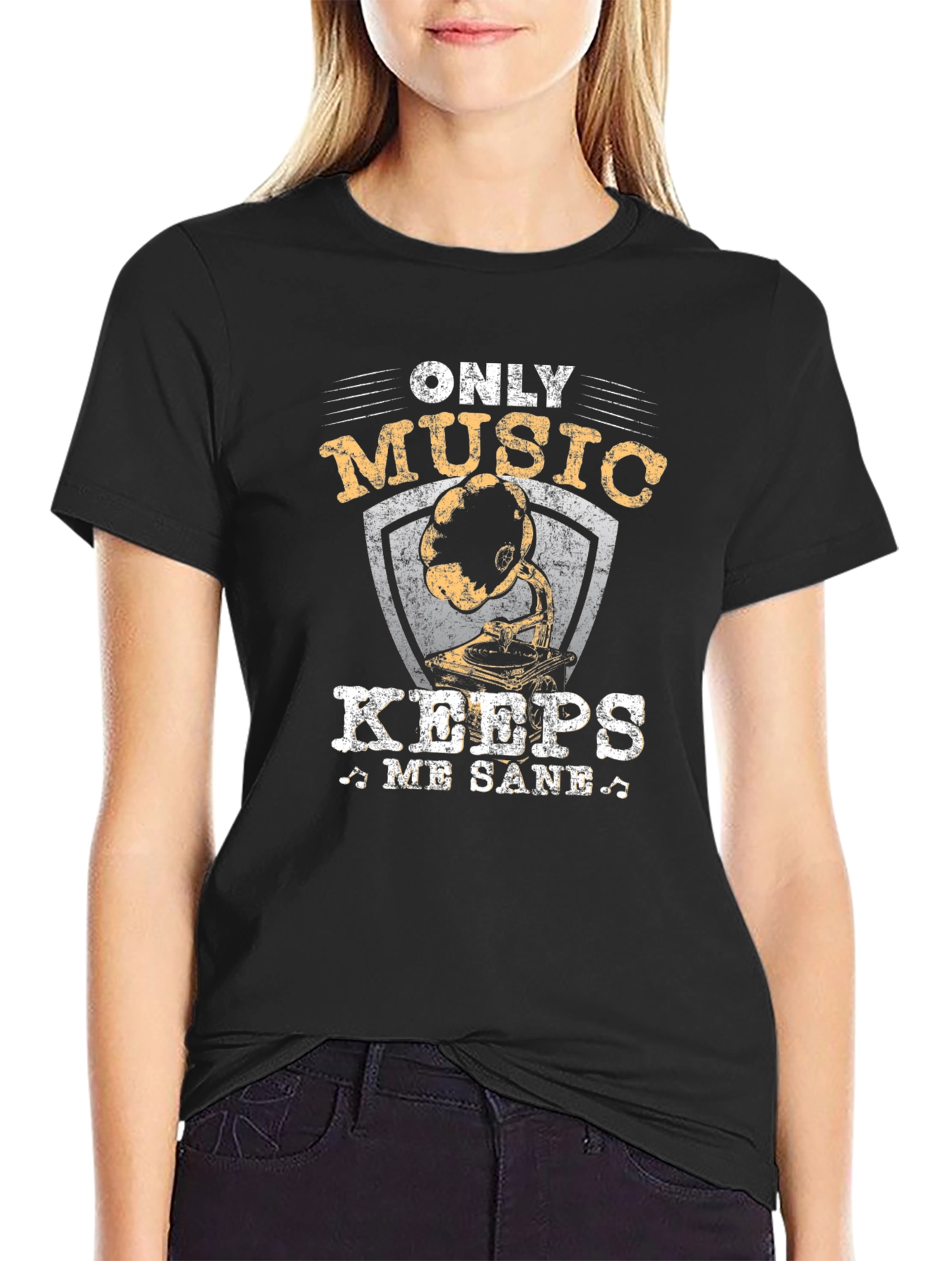 Only Music Keeps Me Sane T-Shirt