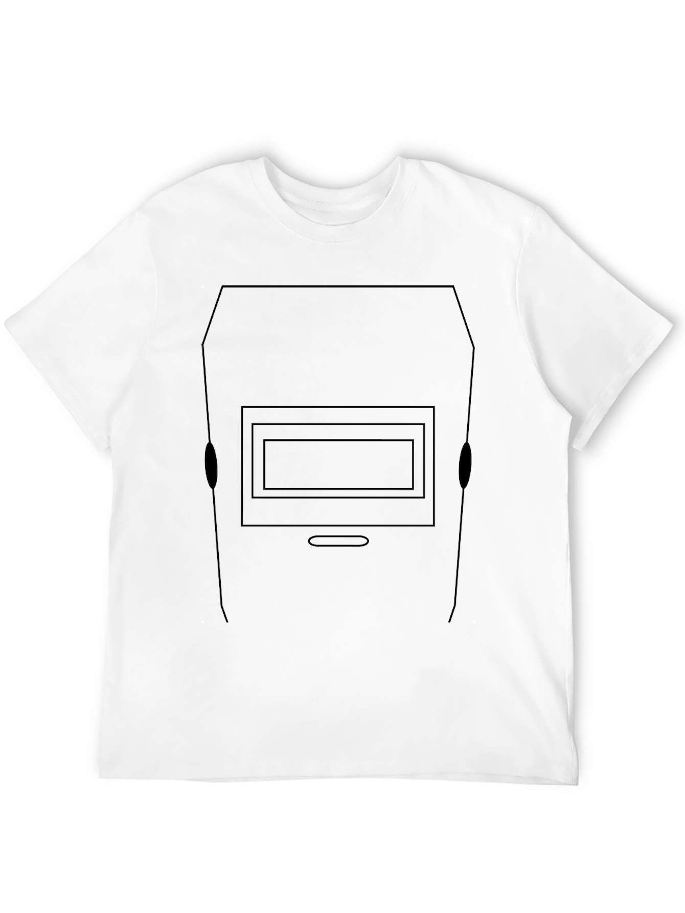 Welder Mask Graphic Tee - Black T-Shirt