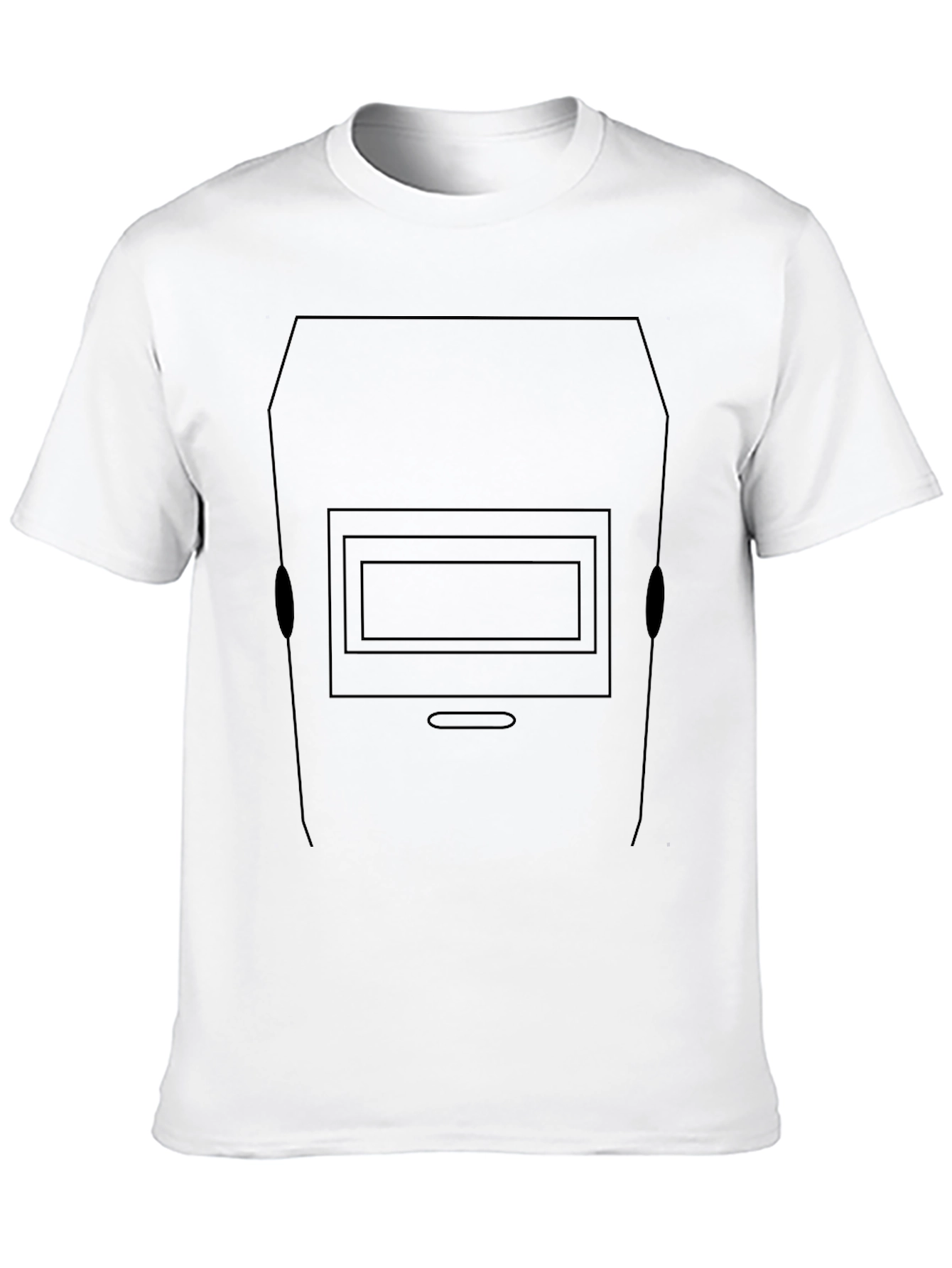 Welder Mask Graphic Tee - Black T-Shirt