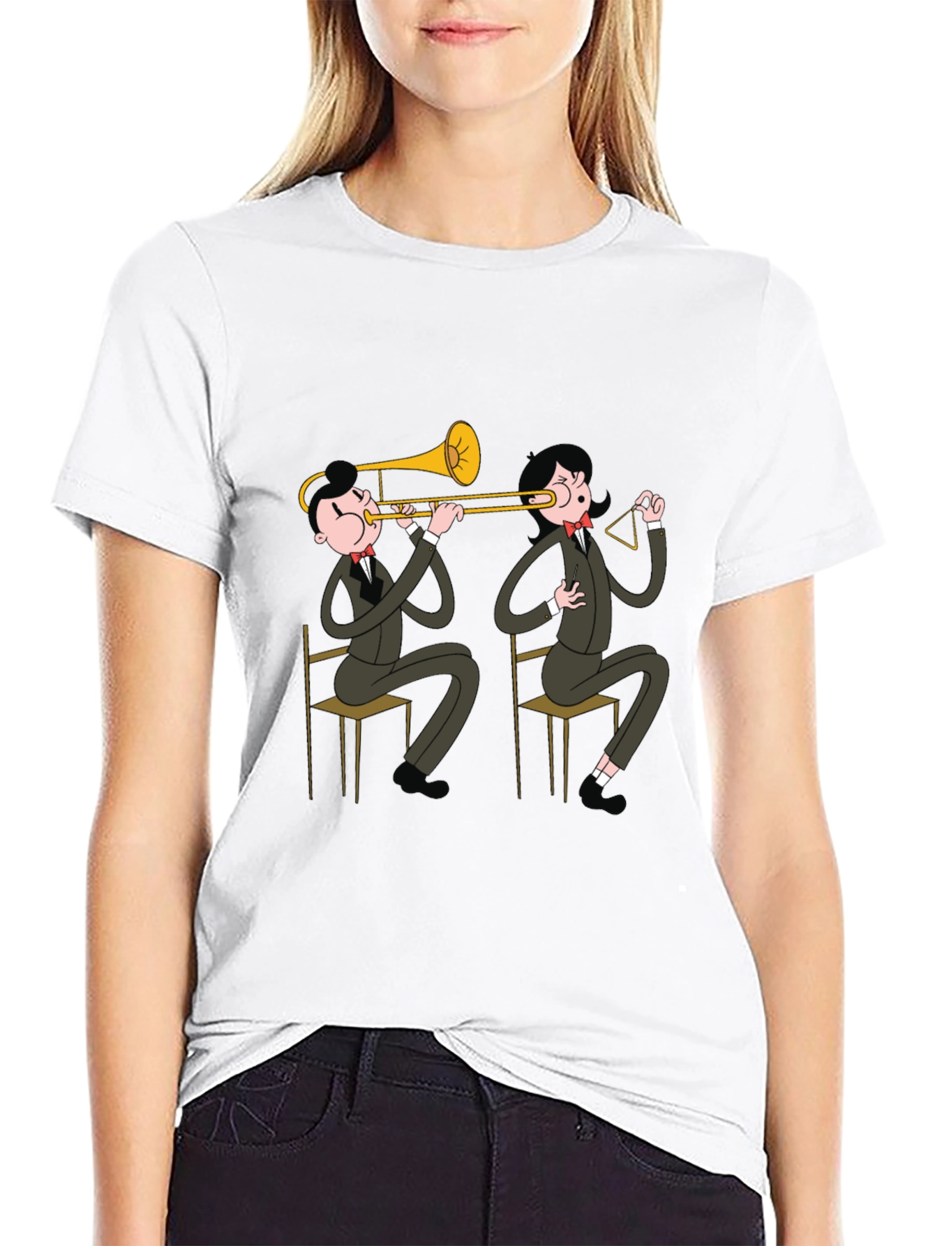 Cartoon Band T-Shirt
