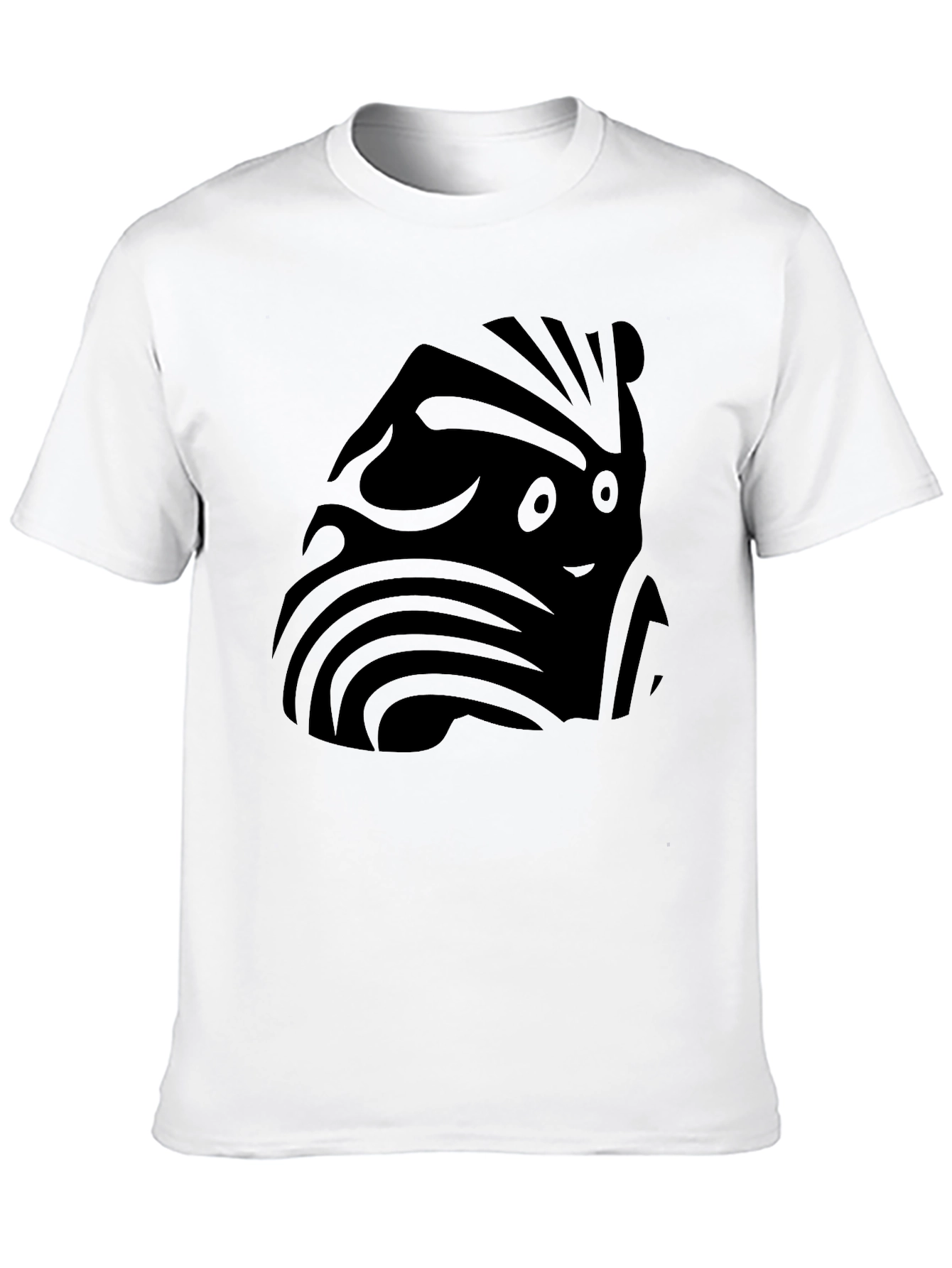 Abstract Graphic Print T-Shirt - Modern Casual Tee