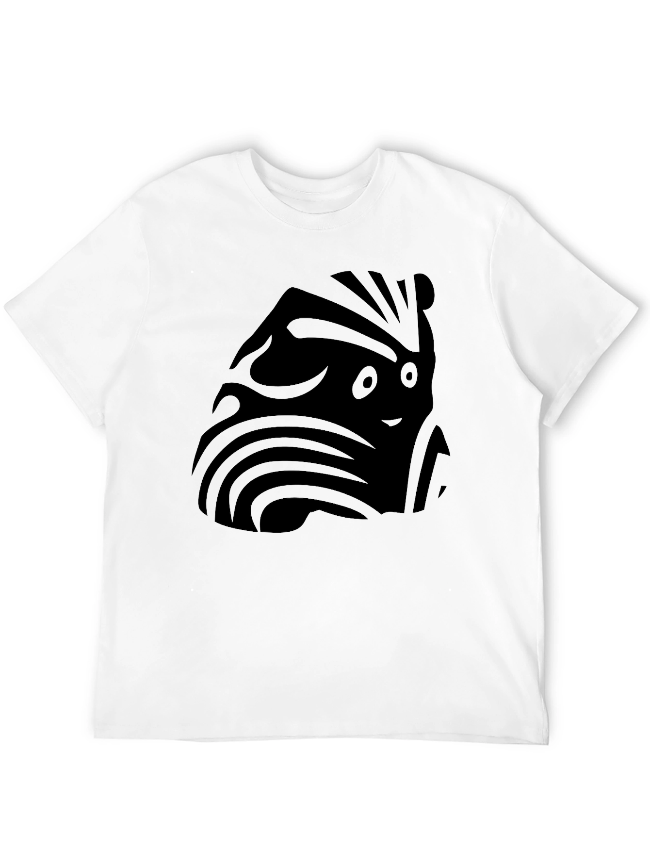 Abstract Graphic Print T-Shirt - Modern Casual Tee
