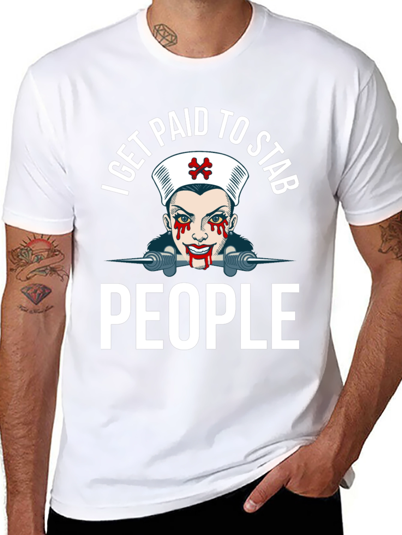 I Get Paid To Stab People T-Shirt