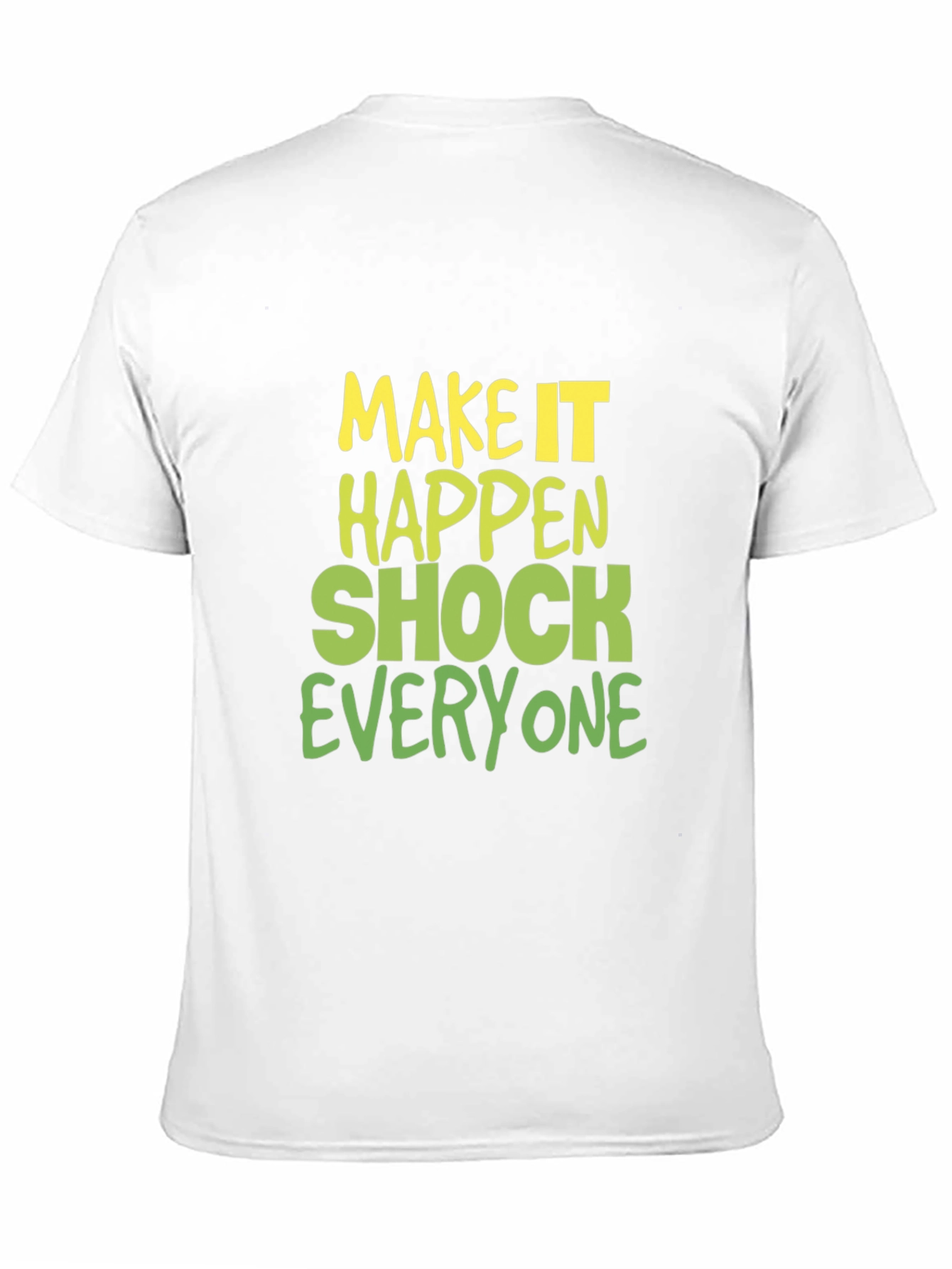 Make it Happen Graphic Tee - Black Cotton Blend