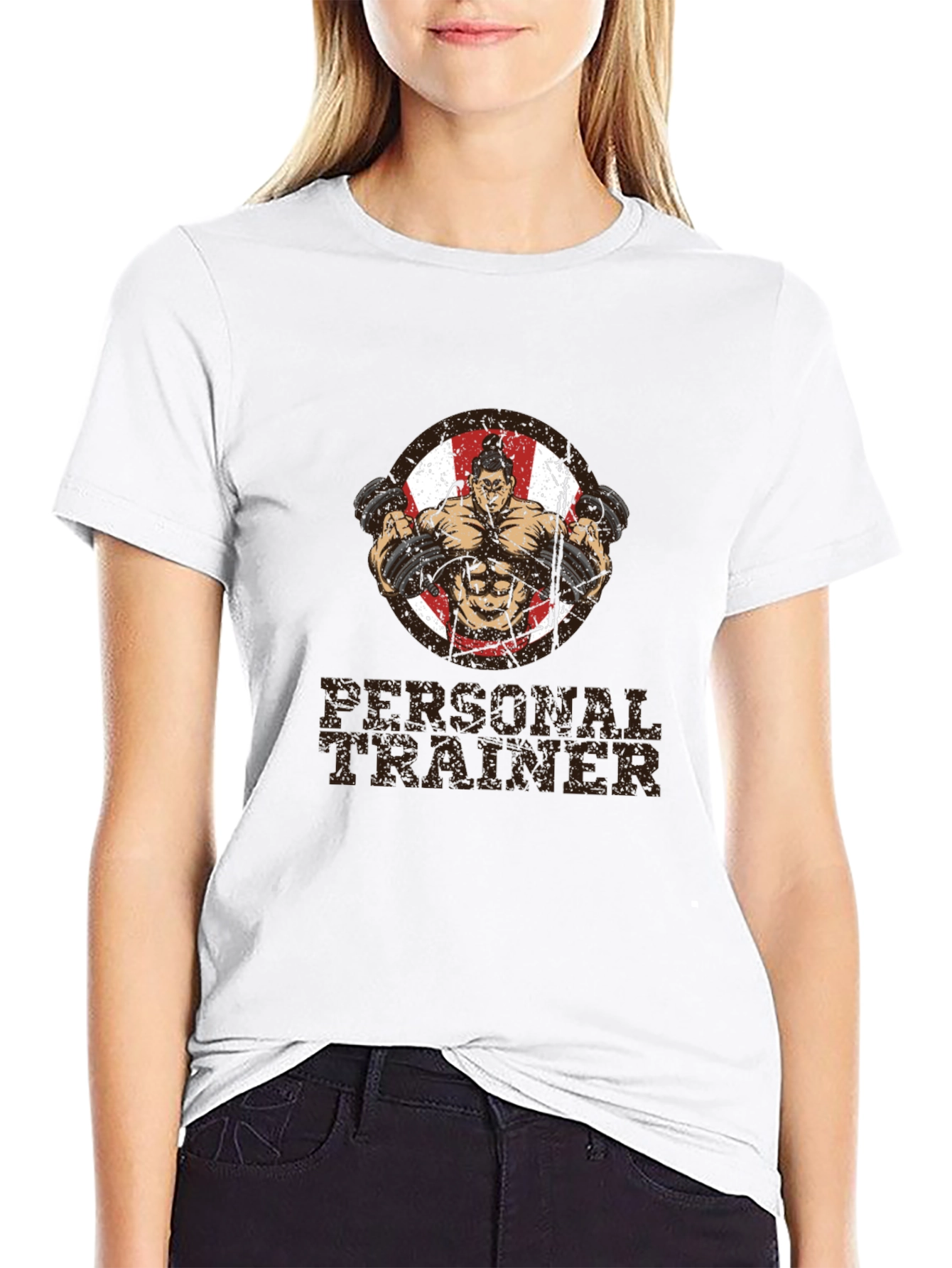 Personal Trainer Black Graphic T-Shirt