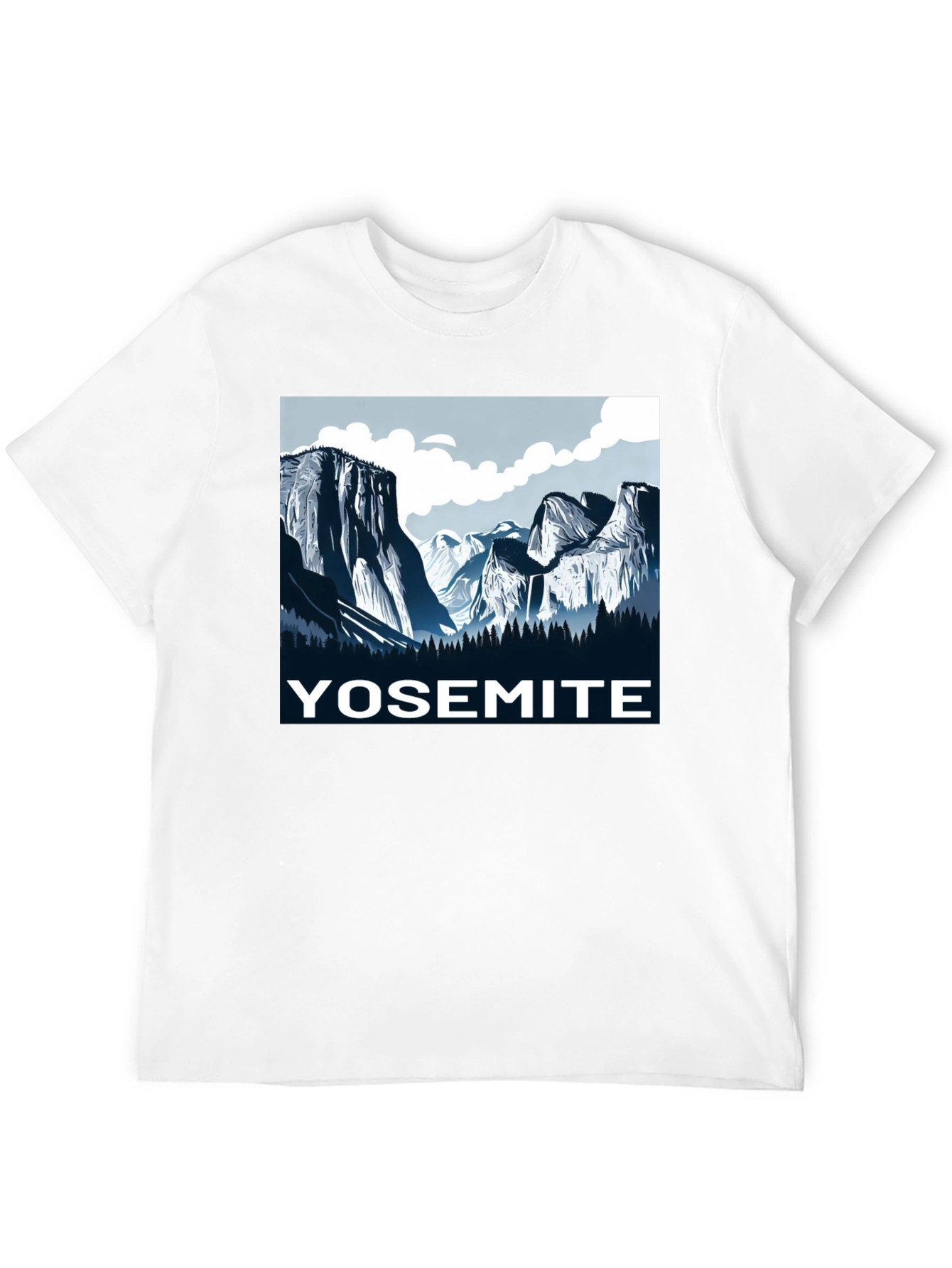 Yosemite Graphic T-Shirt | Black Cotton Tee