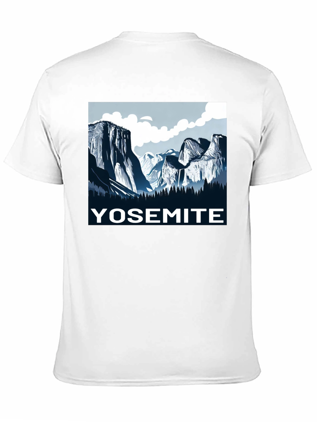 Yosemite Graphic T-Shirt | Black Cotton Tee