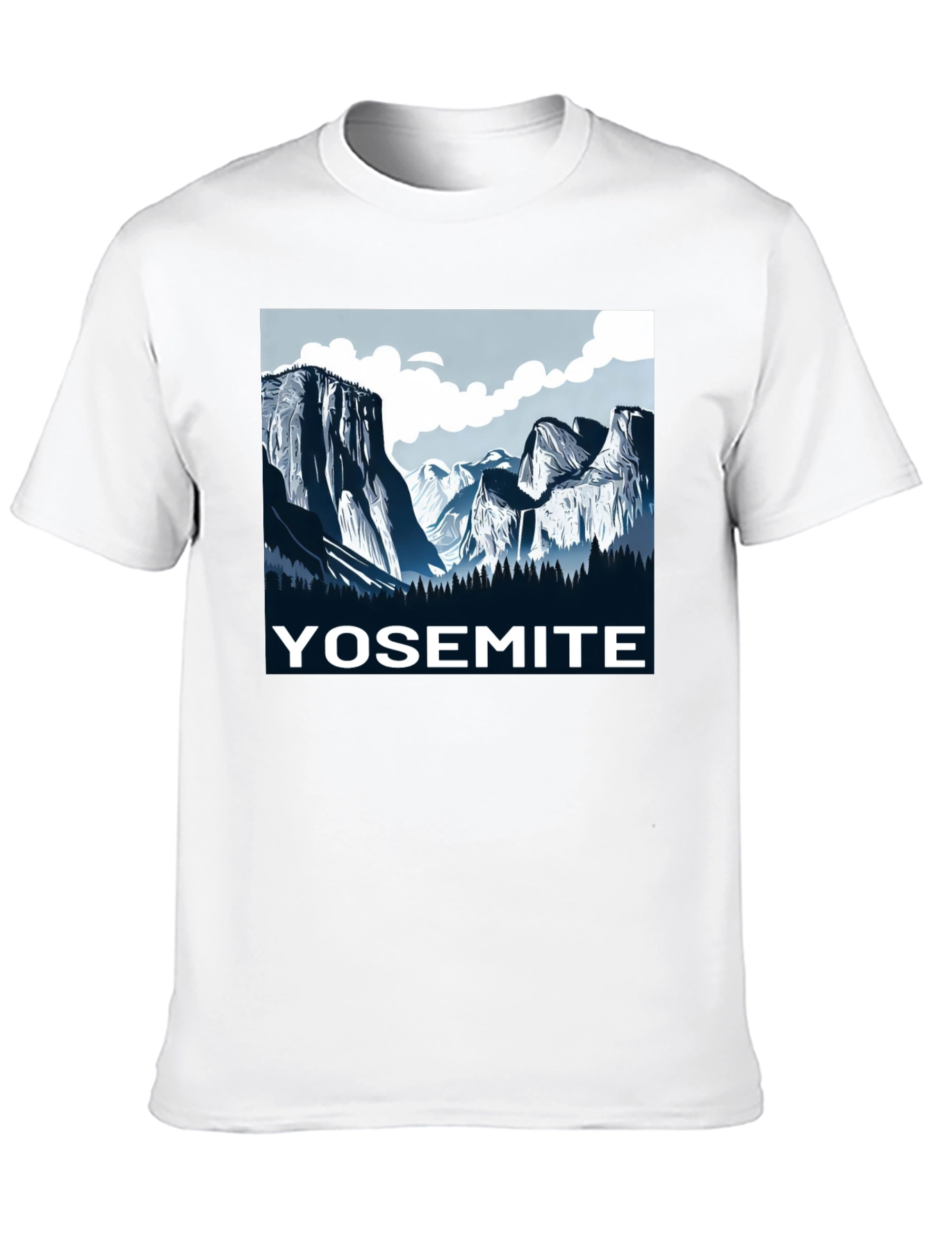 Yosemite Graphic T-Shirt | Black Cotton Tee