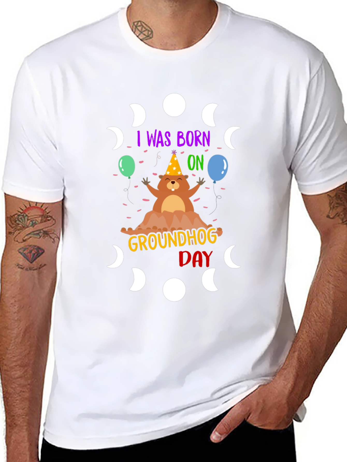 I was Born on Groundhog Day T-Shirt