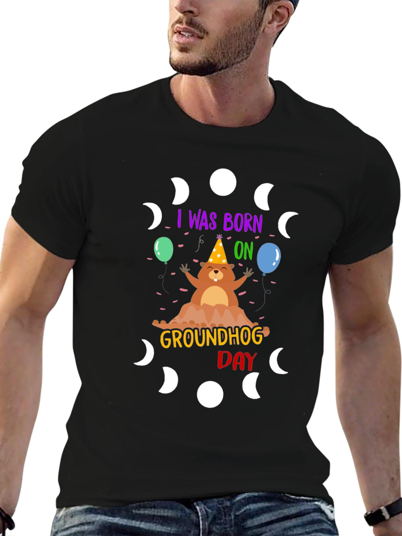 I was Born on Groundhog Day T-Shirt