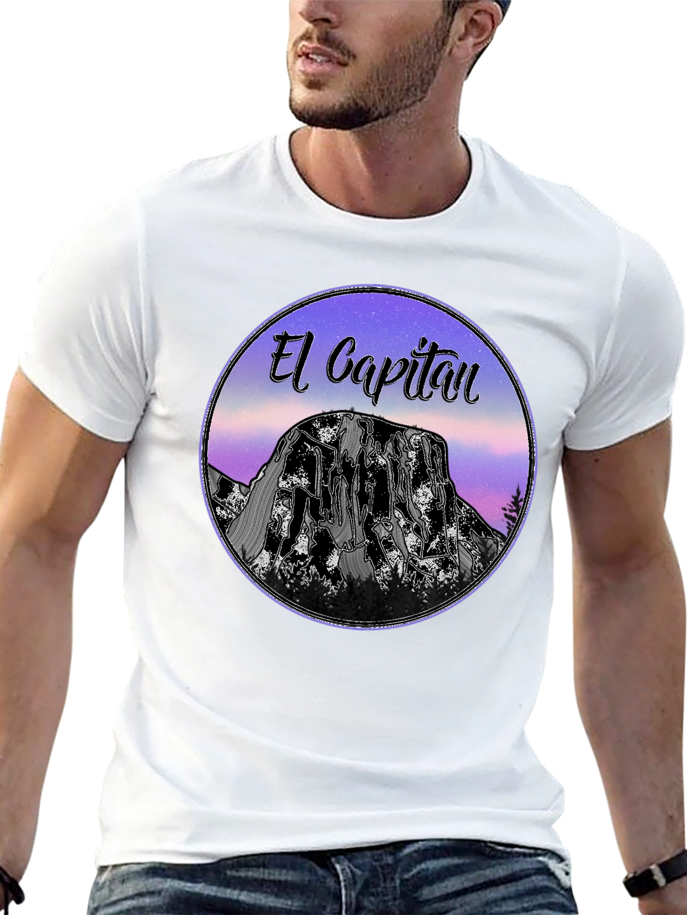 El Capitan Graphic T-Shirt - Black Cotton Tee