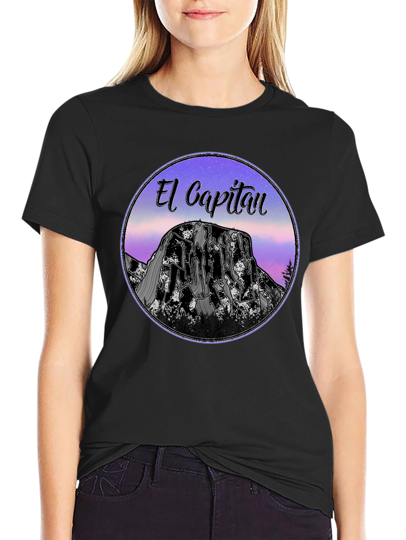 El Capitan Graphic T-Shirt - Black Cotton Tee