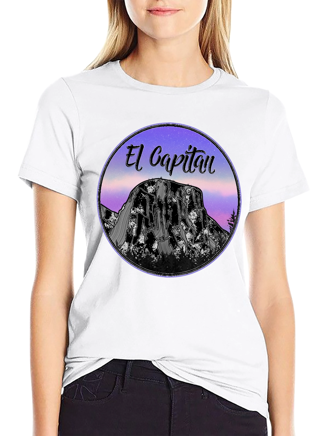 El Capitan Graphic T-Shirt - Black Cotton Tee