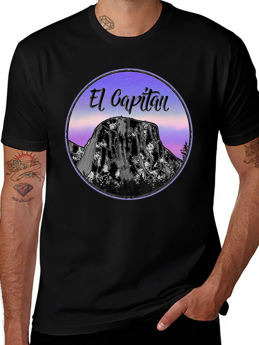 El Capitan Graphic T-Shirt - Black Cotton Tee