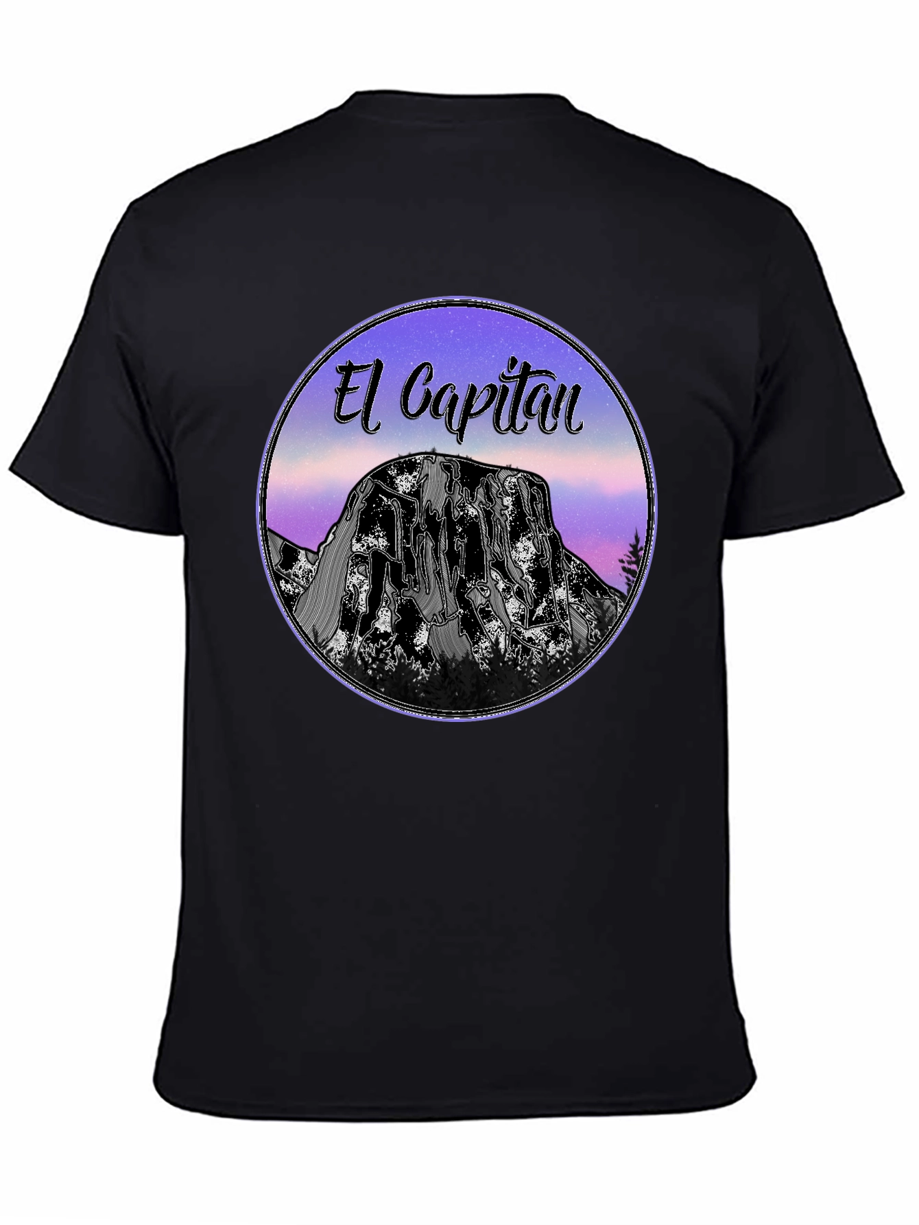 El Capitan Graphic T-Shirt - Black Cotton Tee