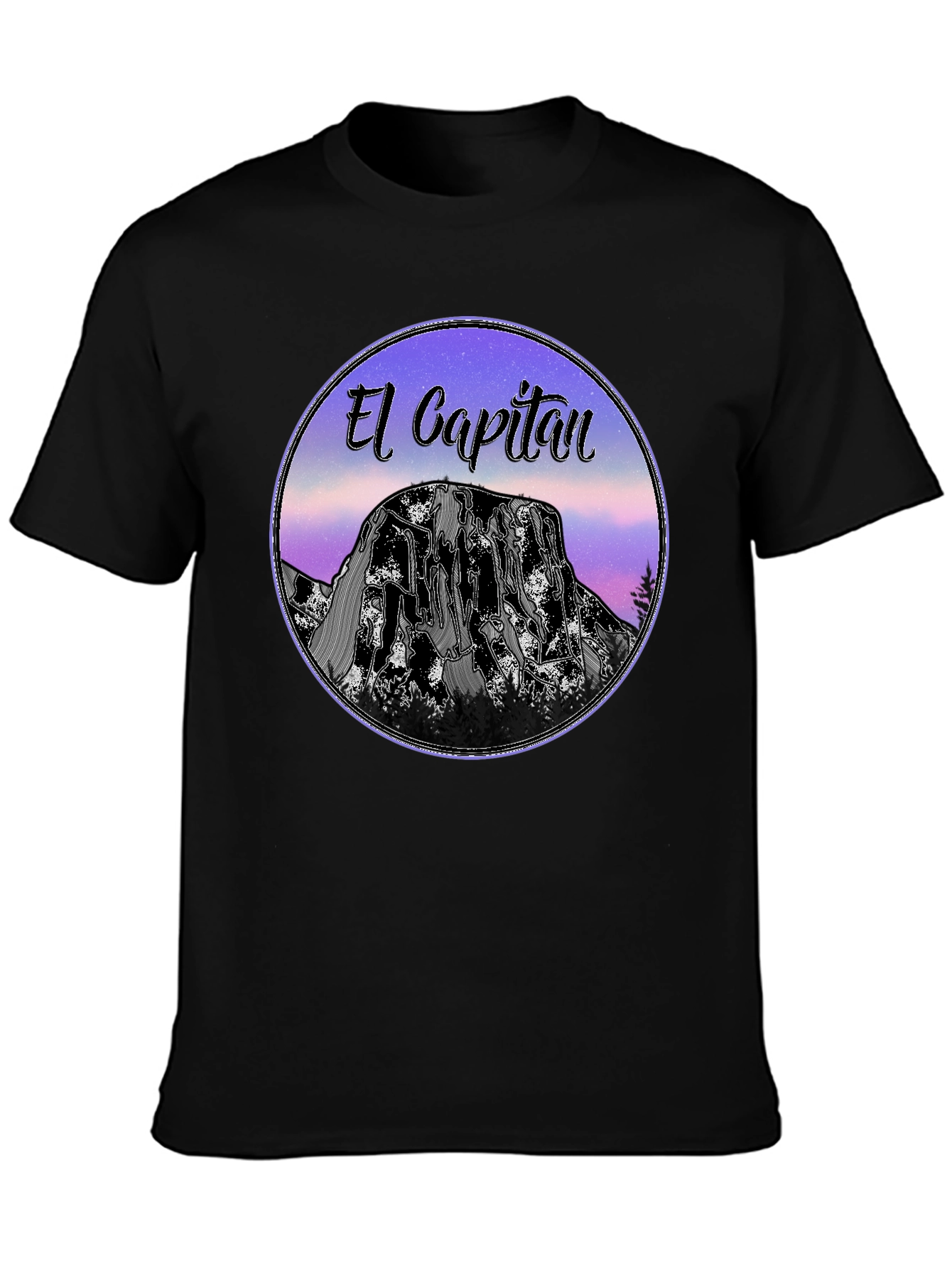 El Capitan Graphic T-Shirt - Black Cotton Tee