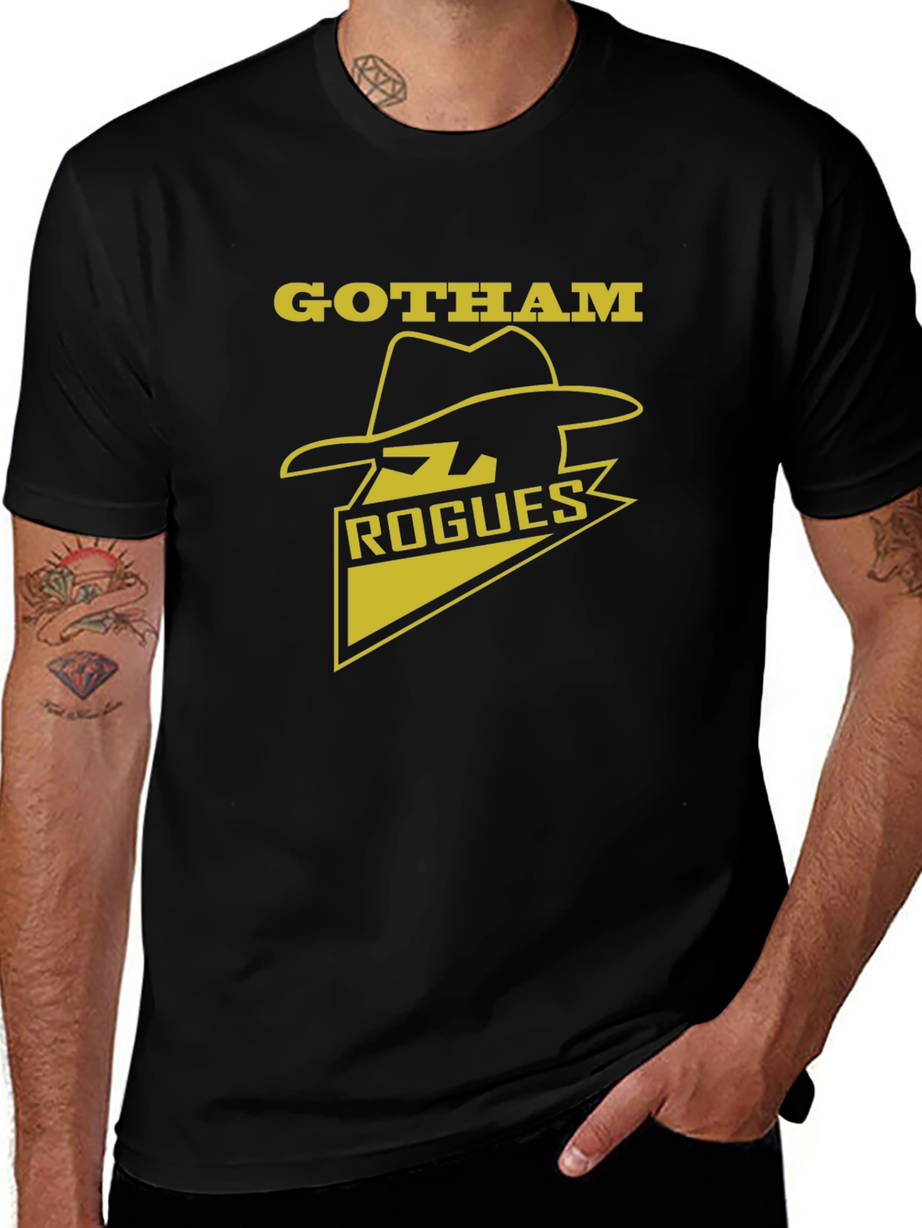 Gotham Rogues Graphic T-Shirt - Black