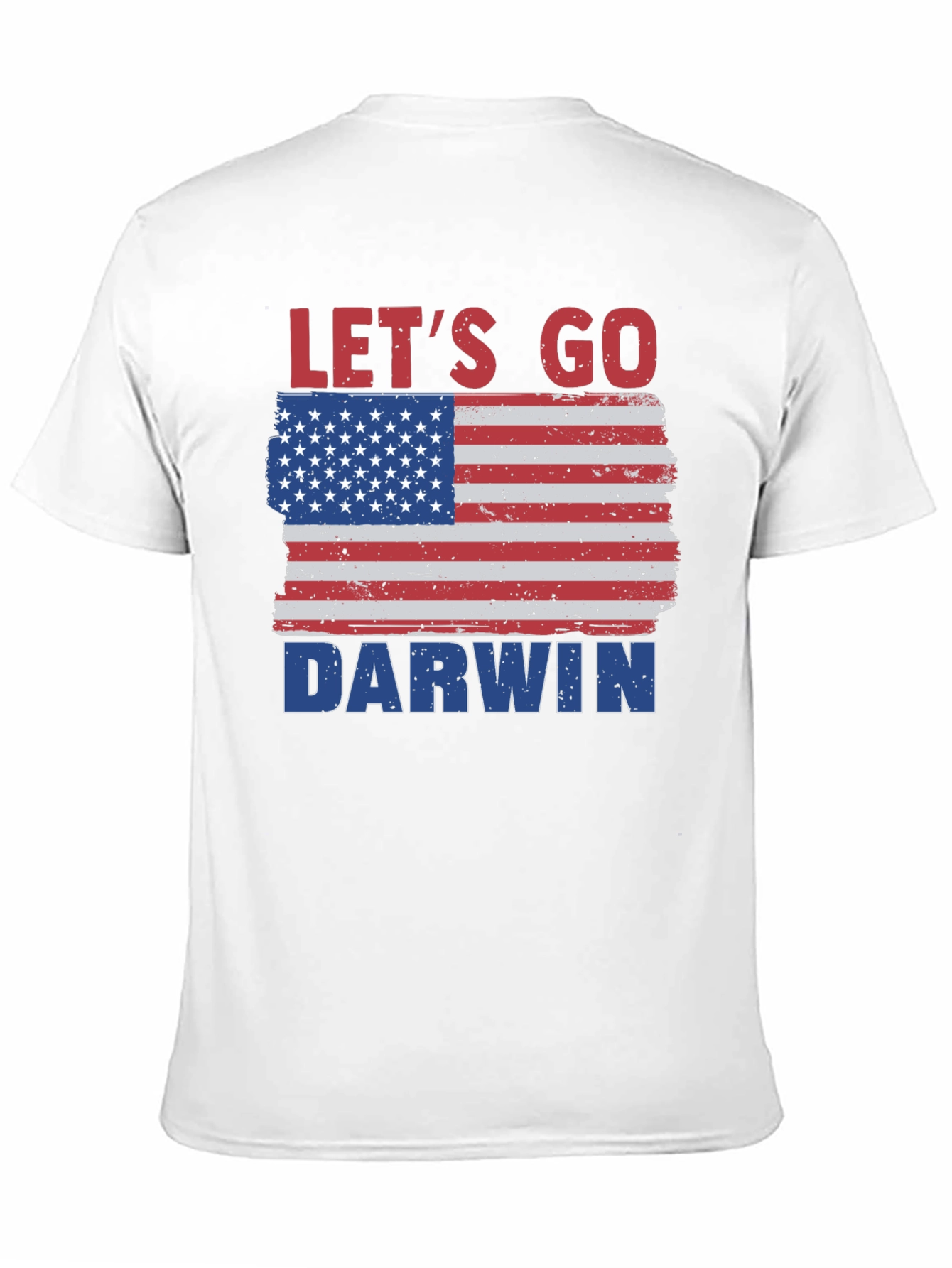Lets Go Darwin American Flag T-Shirt