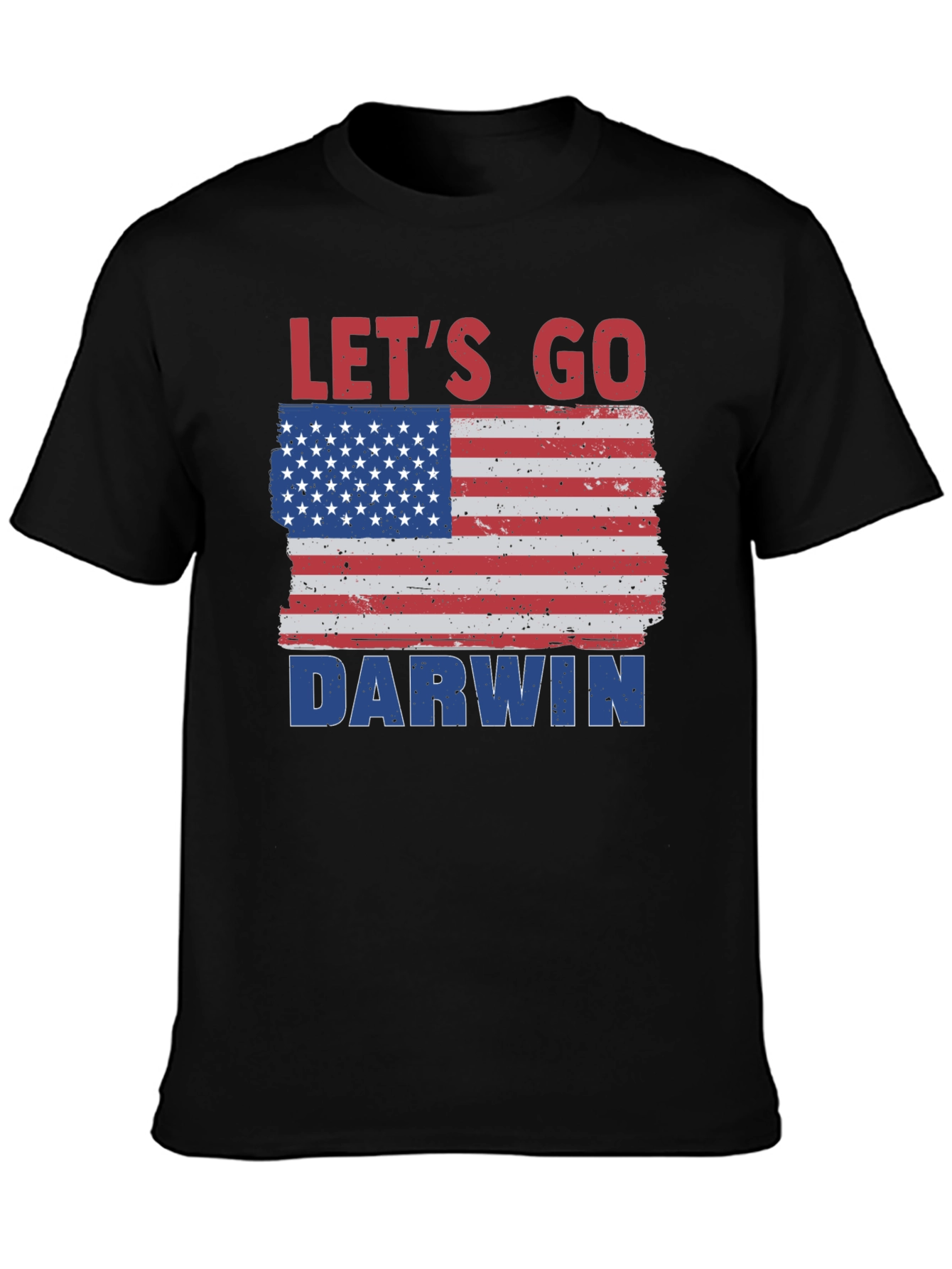Lets Go Darwin American Flag T-Shirt