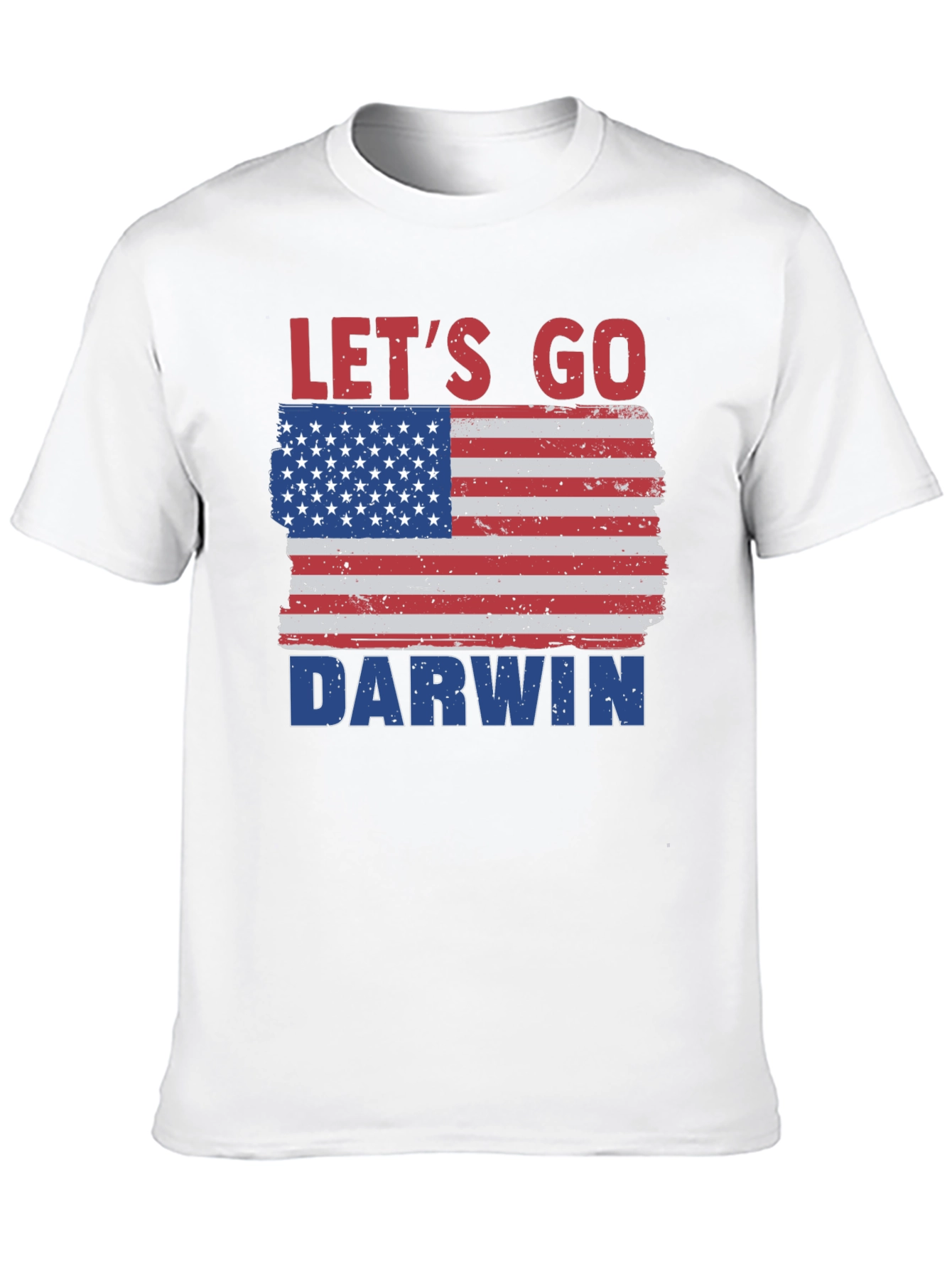 Lets Go Darwin American Flag T-Shirt