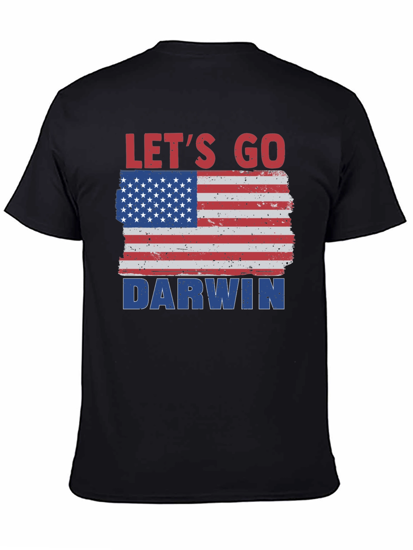 Lets Go Darwin American Flag T-Shirt