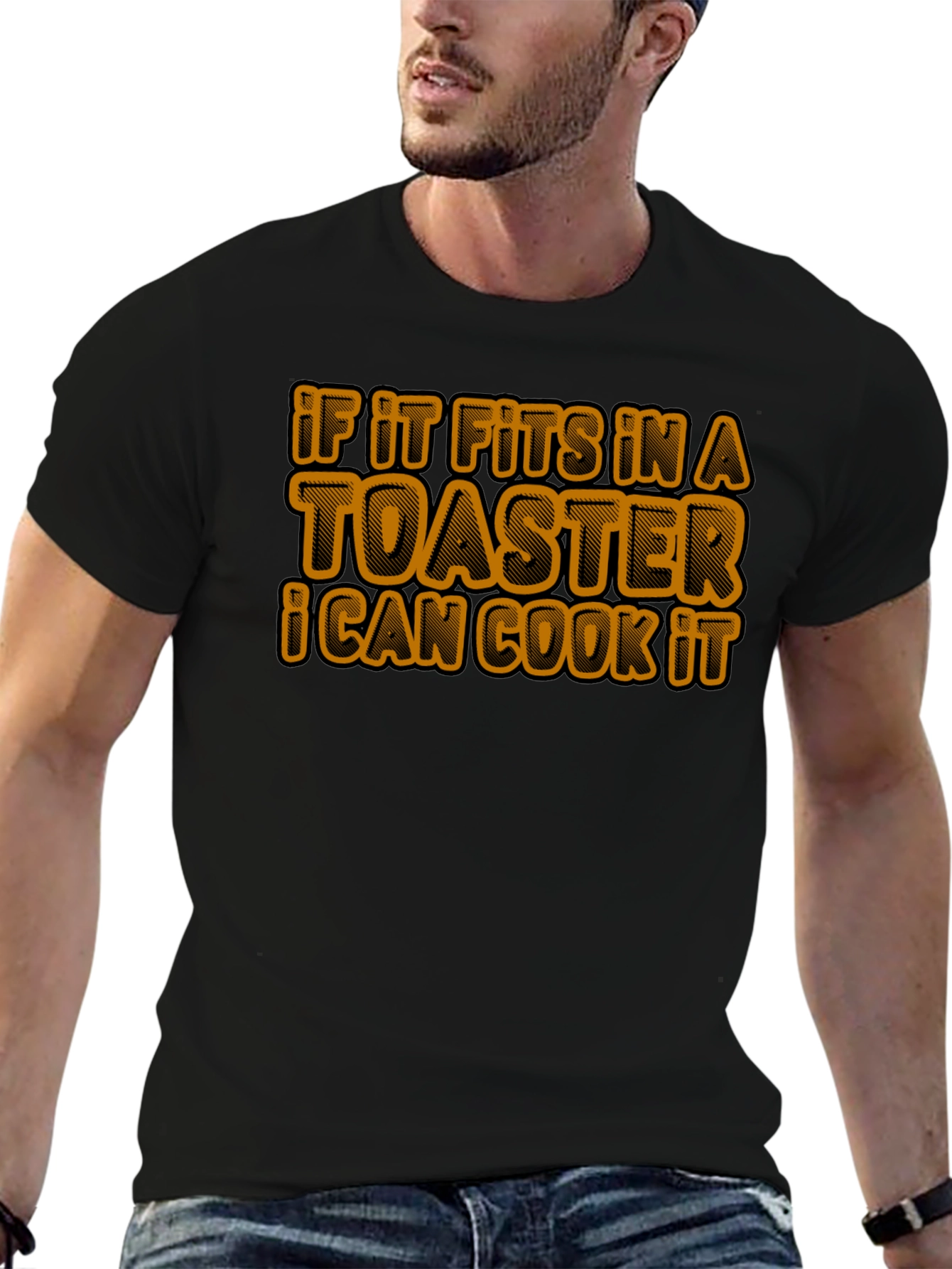 Toaster Chef T-Shirt: If It Fits I Cook It!