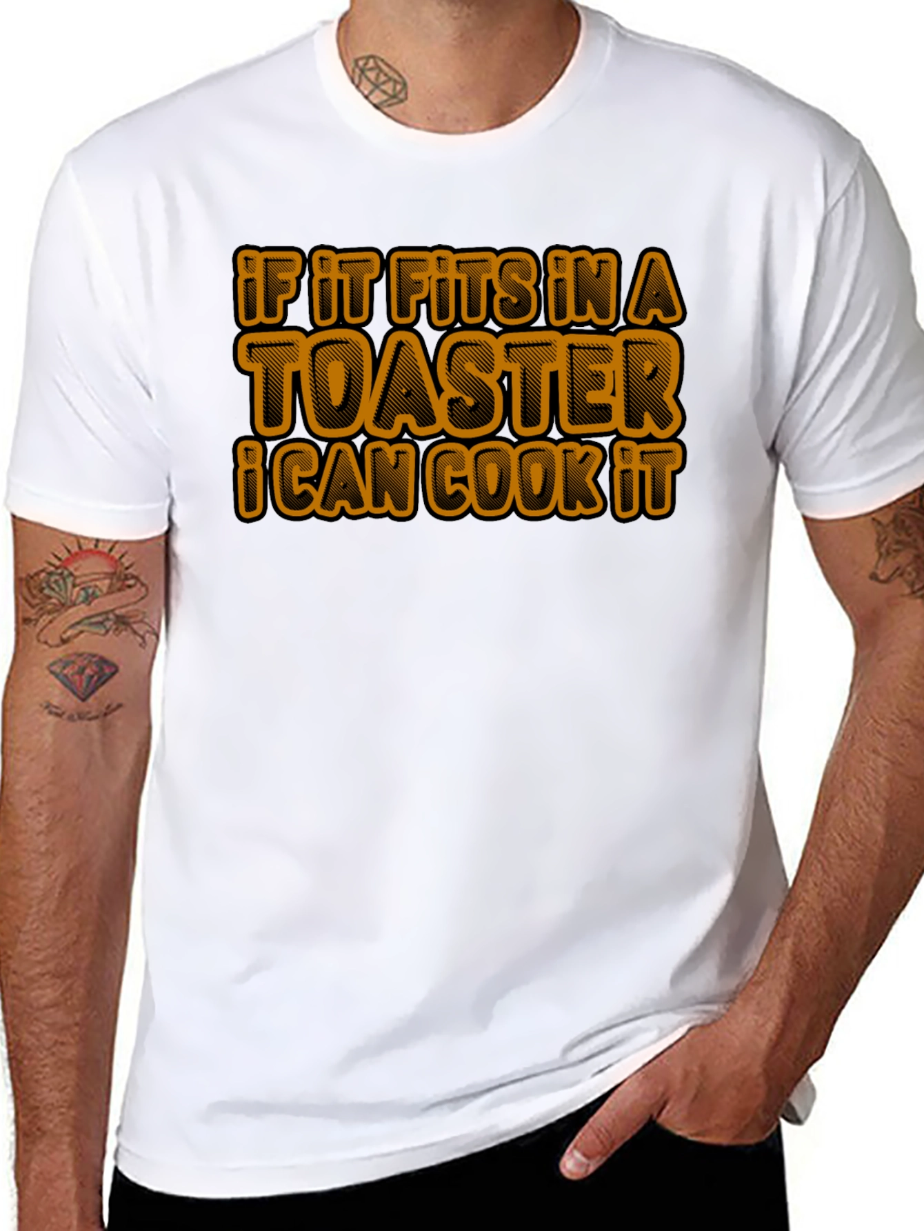 Toaster Chef T-Shirt: If It Fits I Cook It!