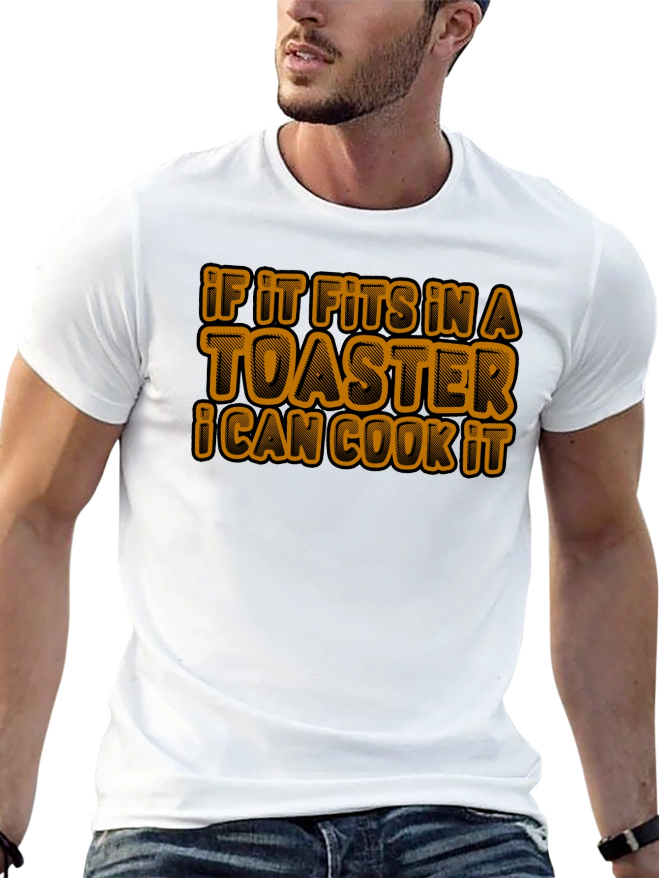 Toaster Chef T-Shirt: If It Fits I Cook It!