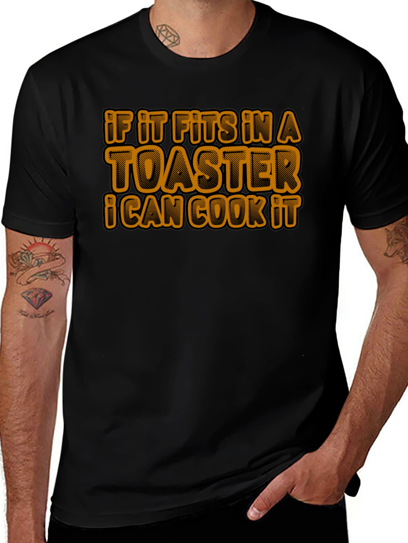 Toaster Chef T-Shirt: If It Fits I Cook It!