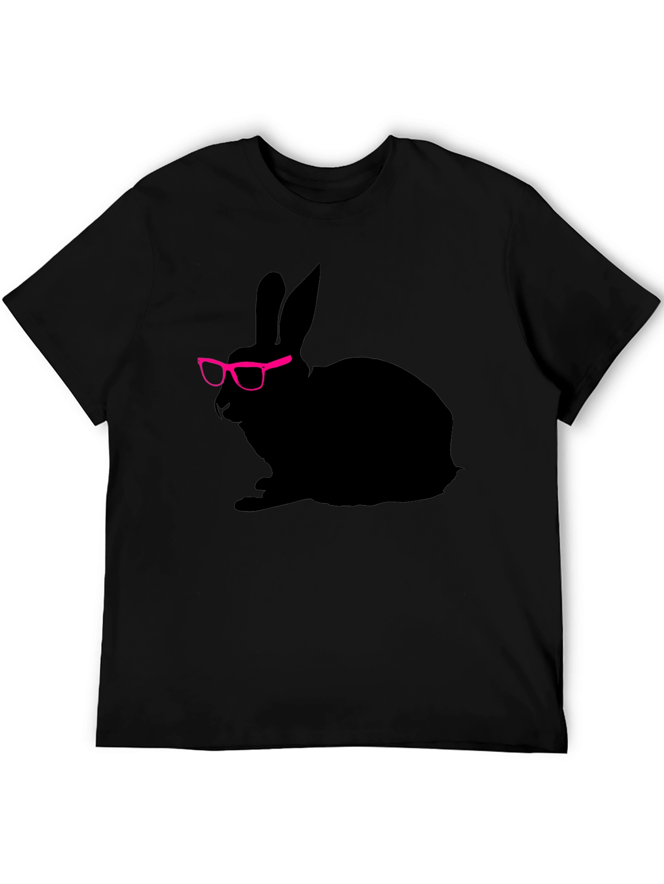 Cool Rabbit with Glasses Graphic Tee