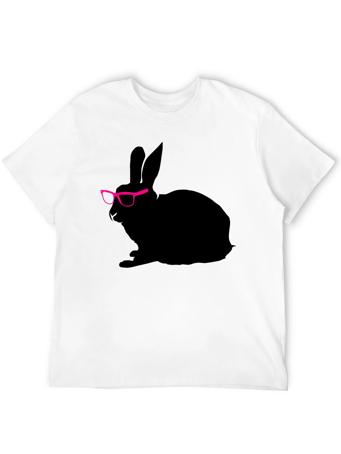 Cool Rabbit with Glasses Graphic Tee