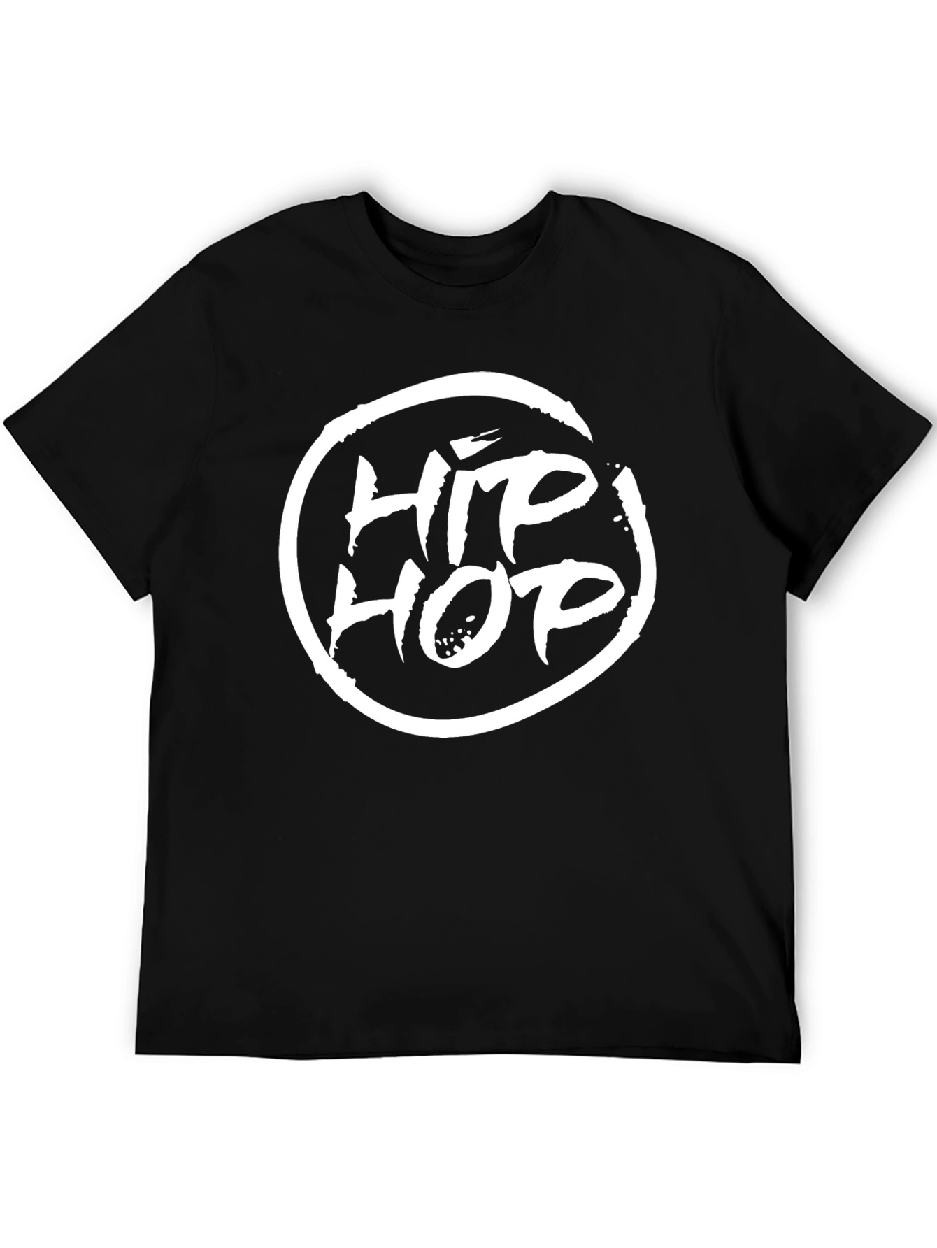 Hip Hop Graphic Black T-Shirt