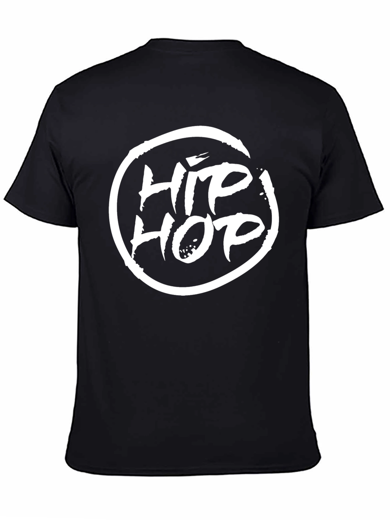 Hip Hop Graphic Black T-Shirt