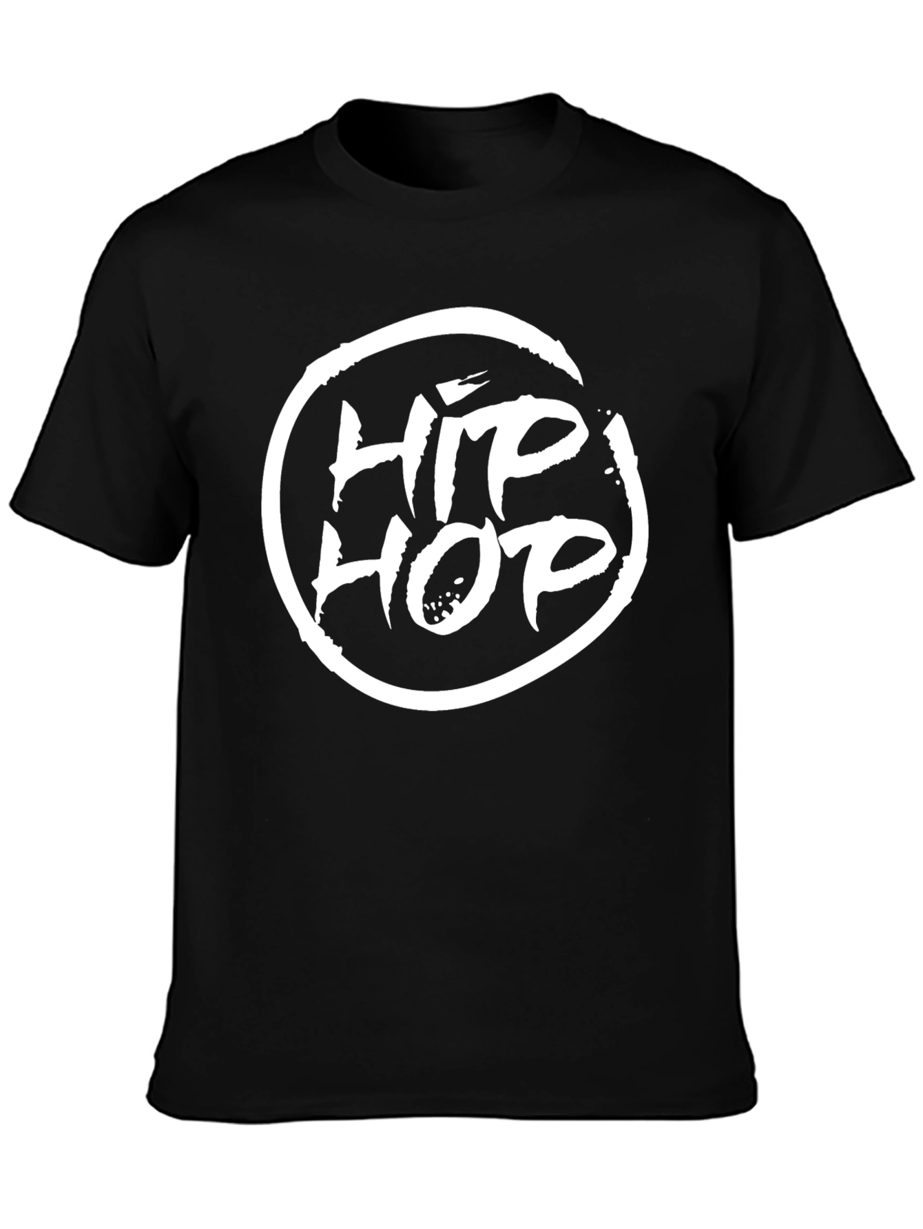 Hip Hop Graphic Black T-Shirt
