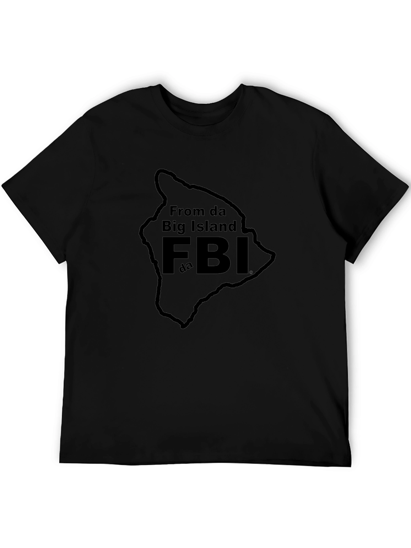 Big Island FBI Black T-Shirt