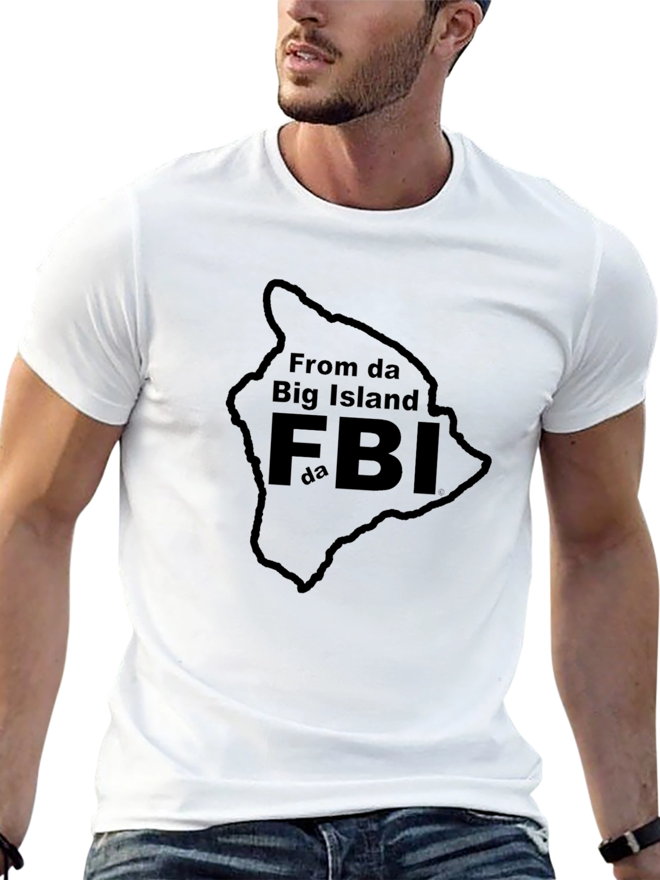 Big Island FBI Black T-Shirt