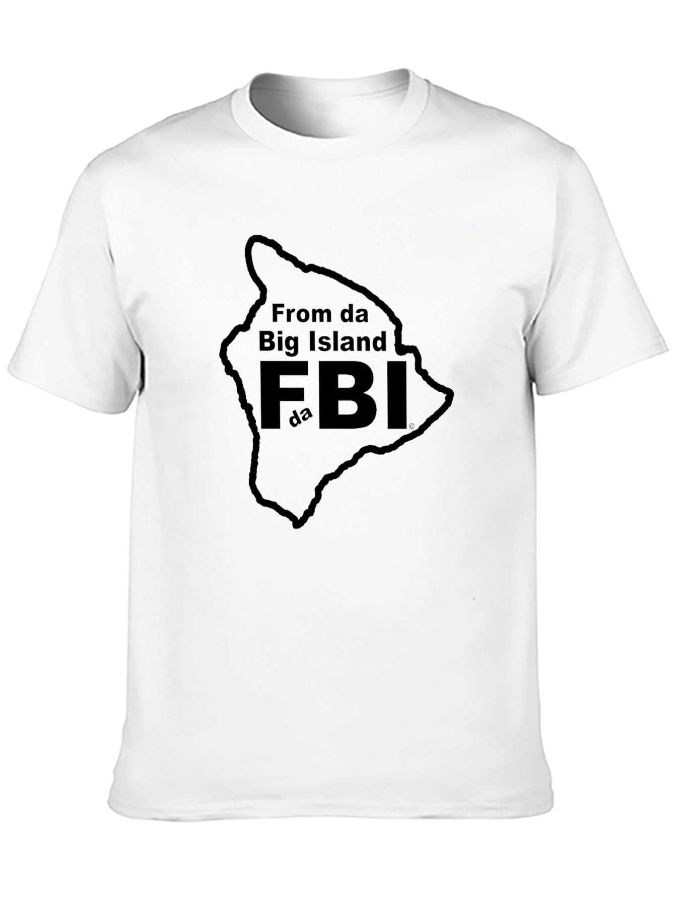 Big Island FBI Black T-Shirt