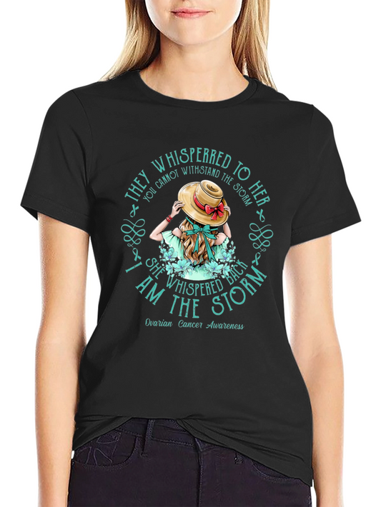 Ovarian Cancer Awareness Tee - I am the Storm T-Shirt
