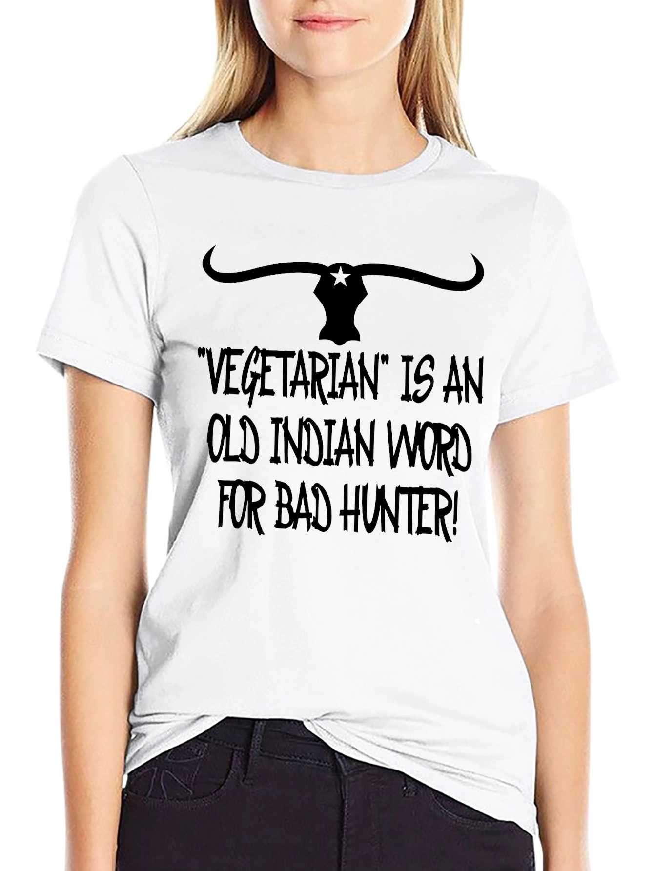 Vegetarian Bad Hunter Graphic Tee