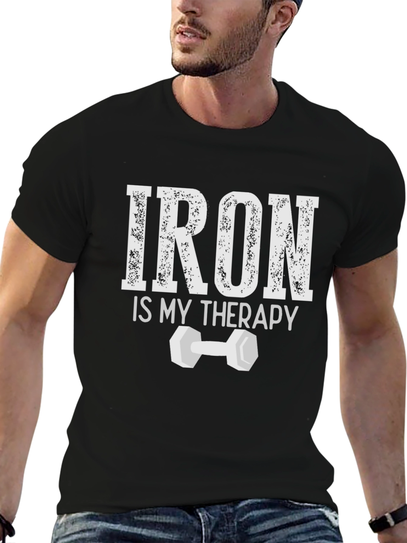 Iron is My Therapy Gym T-Shirt