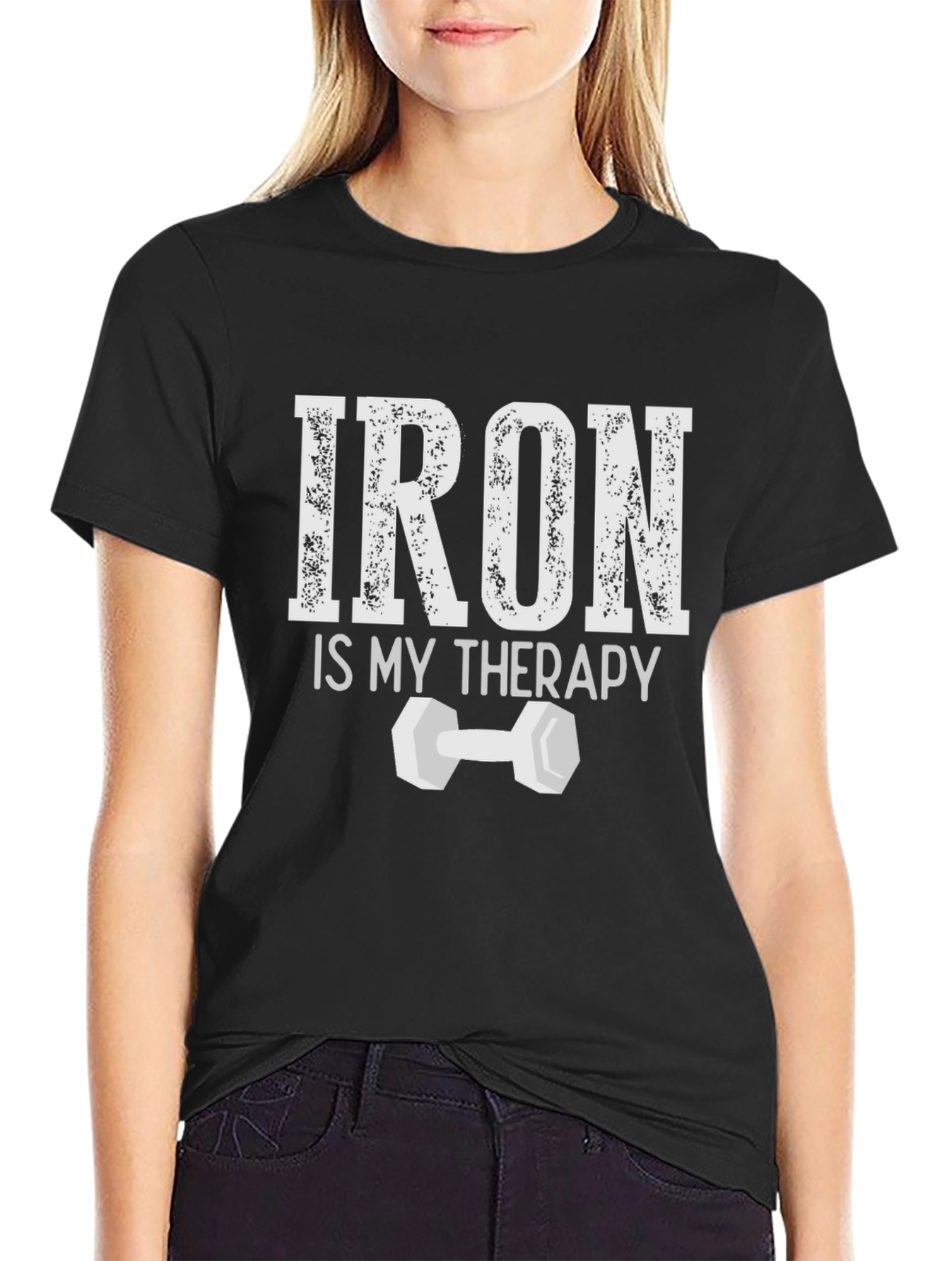 Iron is My Therapy Gym T-Shirt