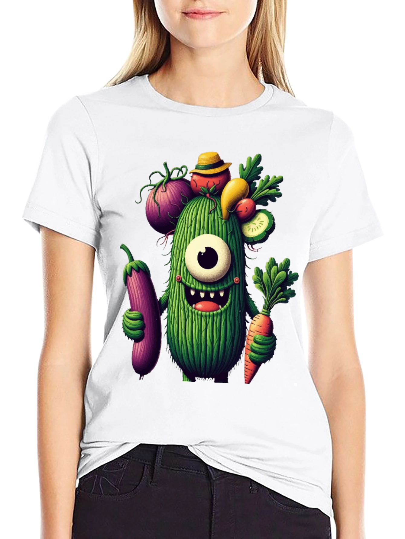 Veggie Monster Graphic T-Shirt